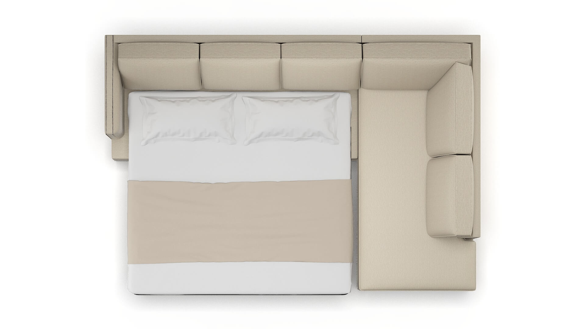 Riga Insight Barley Panel Sleeper Espresso legs 3