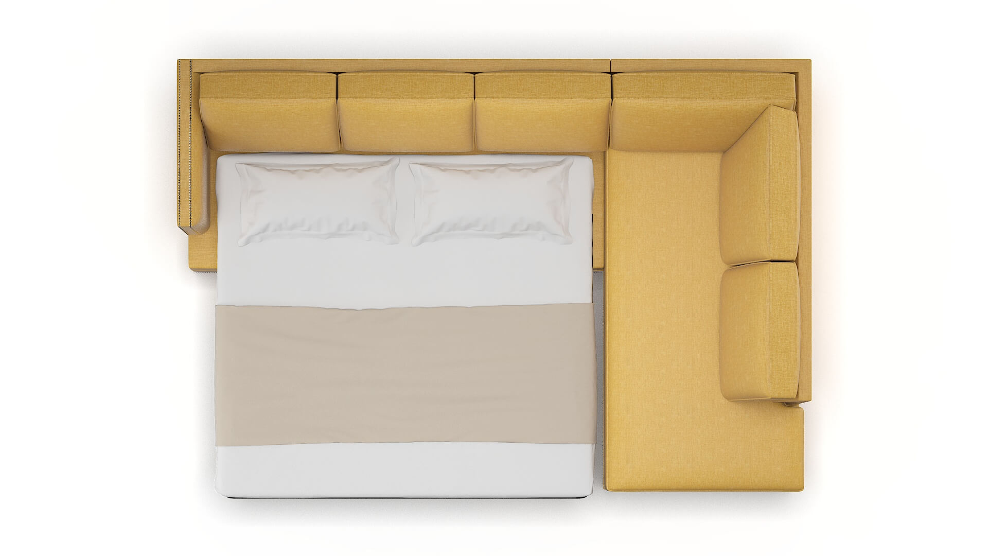 Riga Insight Citronella Panel Sleeper Espresso legs 3