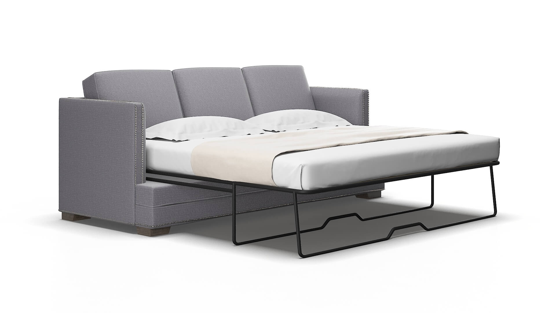 Riga Insight denim Sofa sleeper Espresso Legs  2