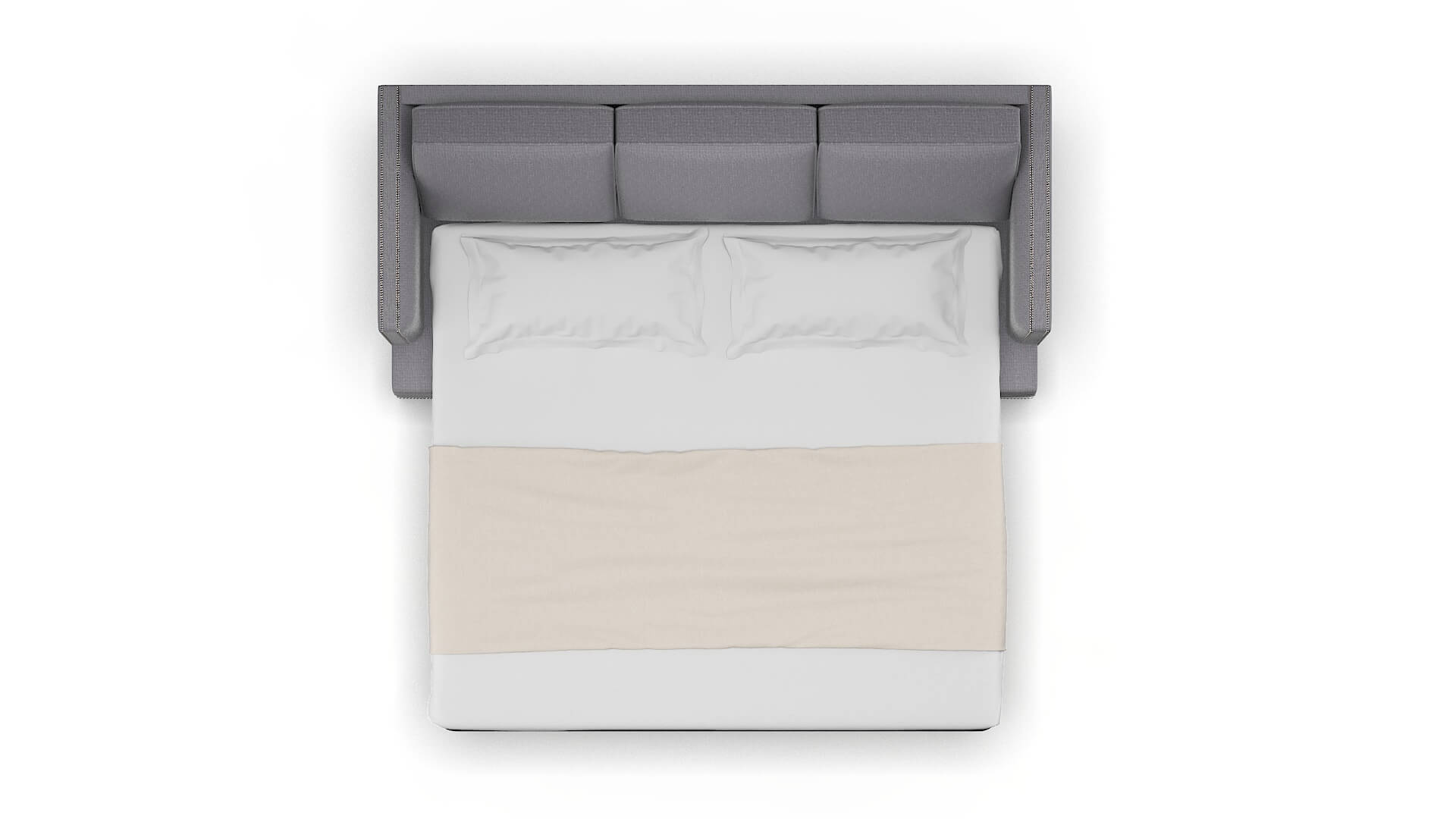 Riga Insight Denim Sofa Sleeper Espresso legs 3