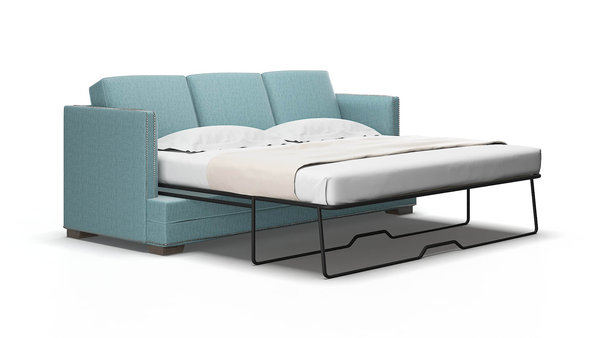 Riga Insight peacock Sofa sleeper Espresso Legs  2