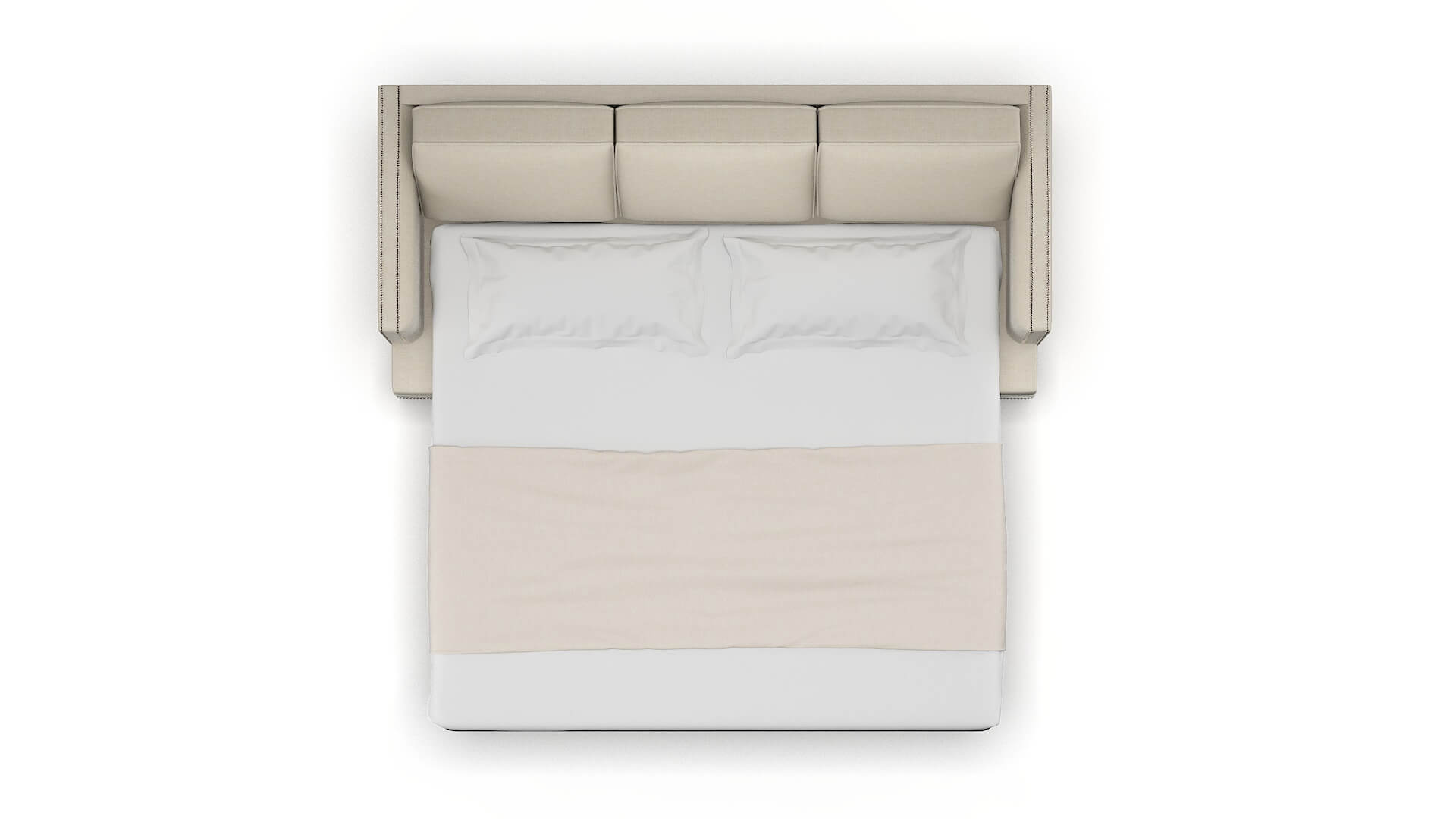 Riga Keylargo Almond Sofa Sleeper Espresso legs 3