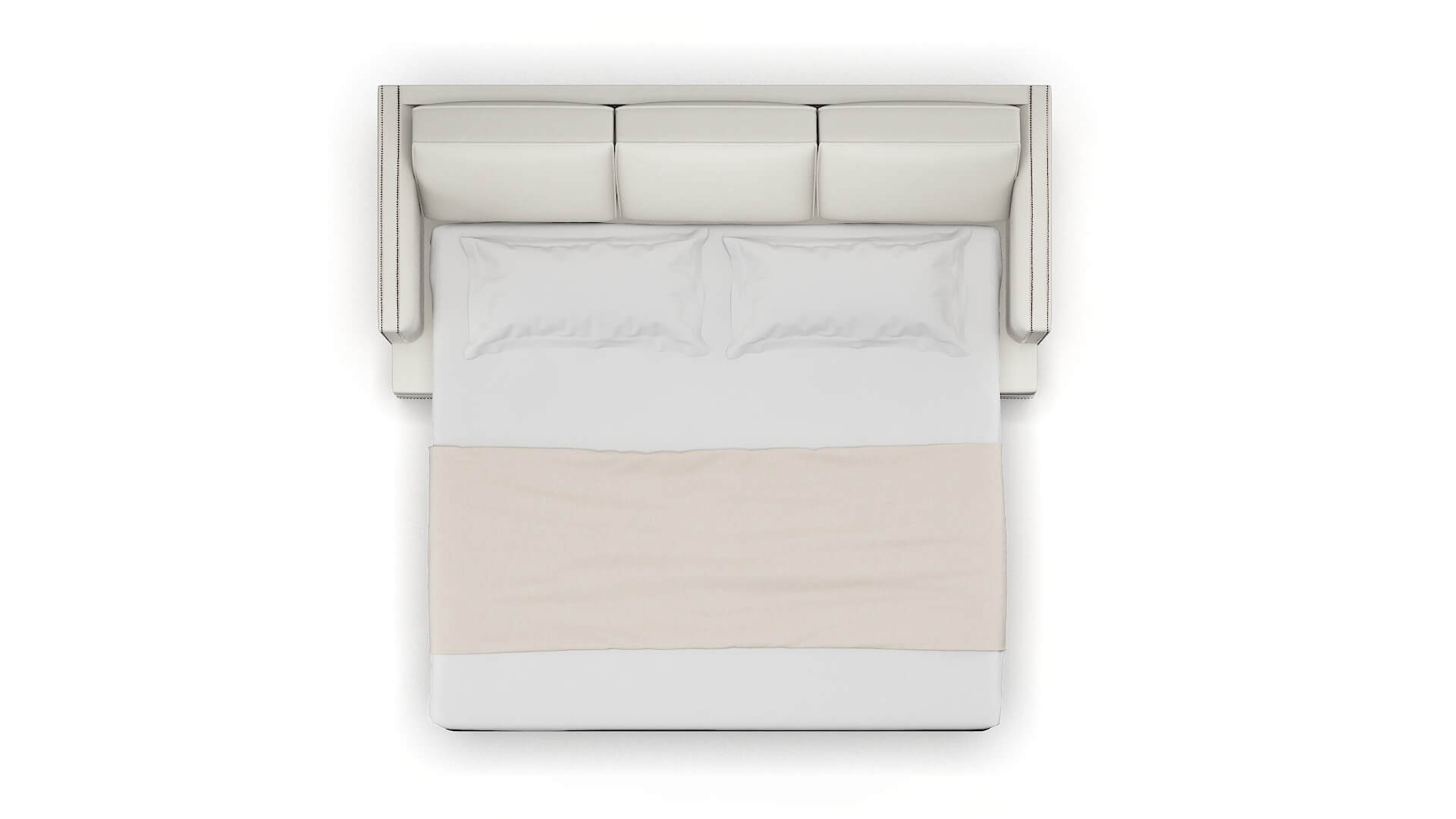 Riga Keylargo Oatmeal Sofa Sleeper Espresso legs 3