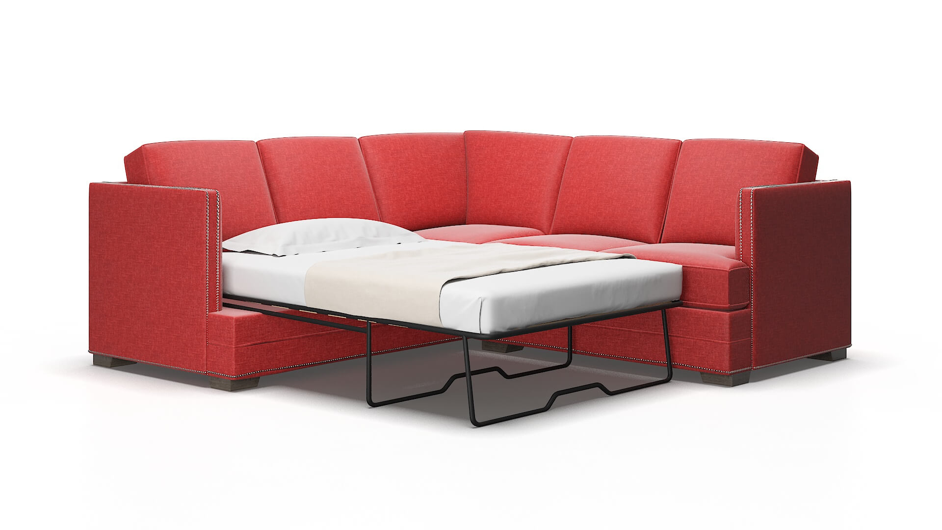 Riga Keylargo Ruby Sectional Sleeper Espresso legs 2