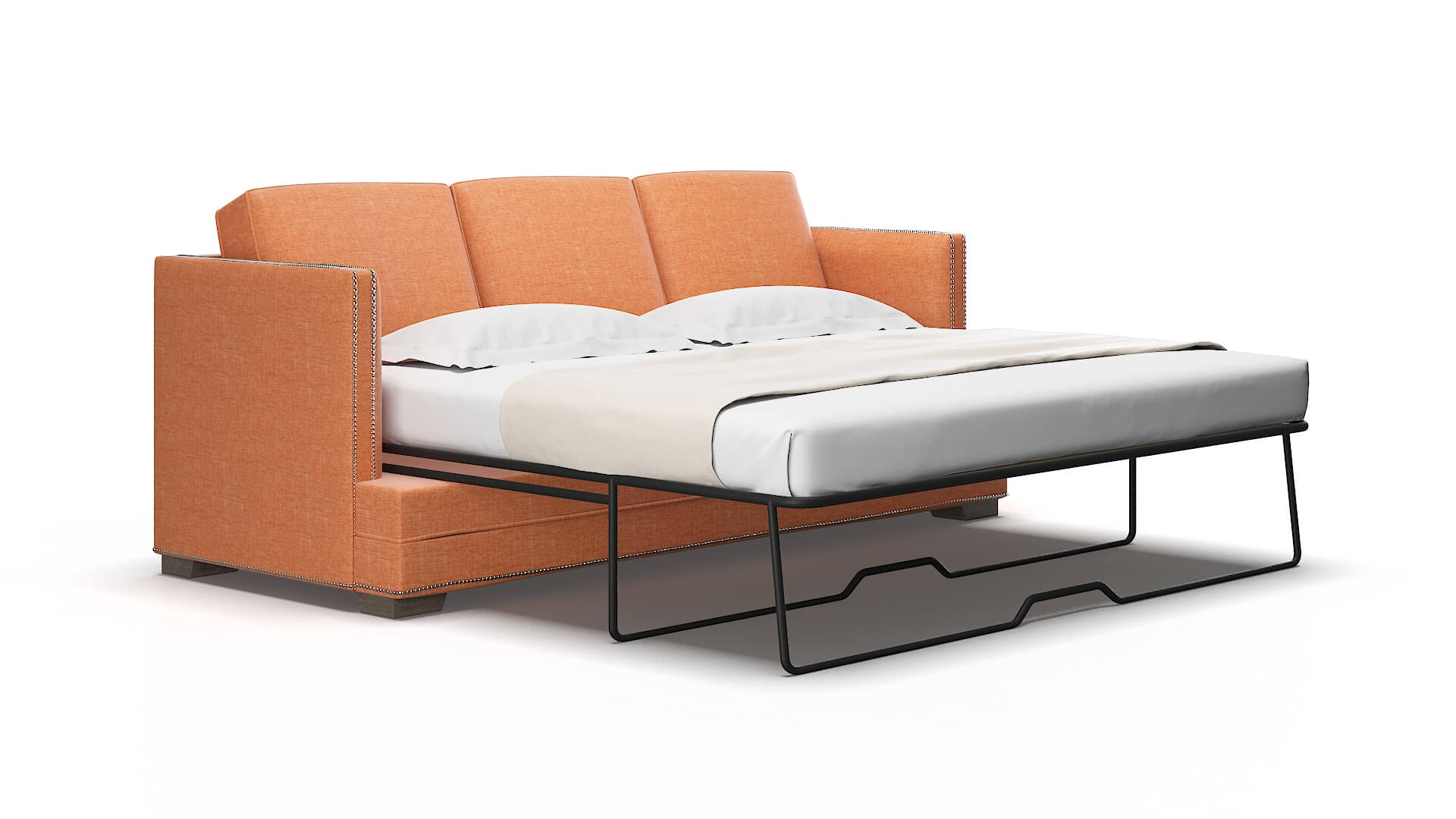 Riga Keylargo terracotta Sofa sleeper Espresso Legs  2