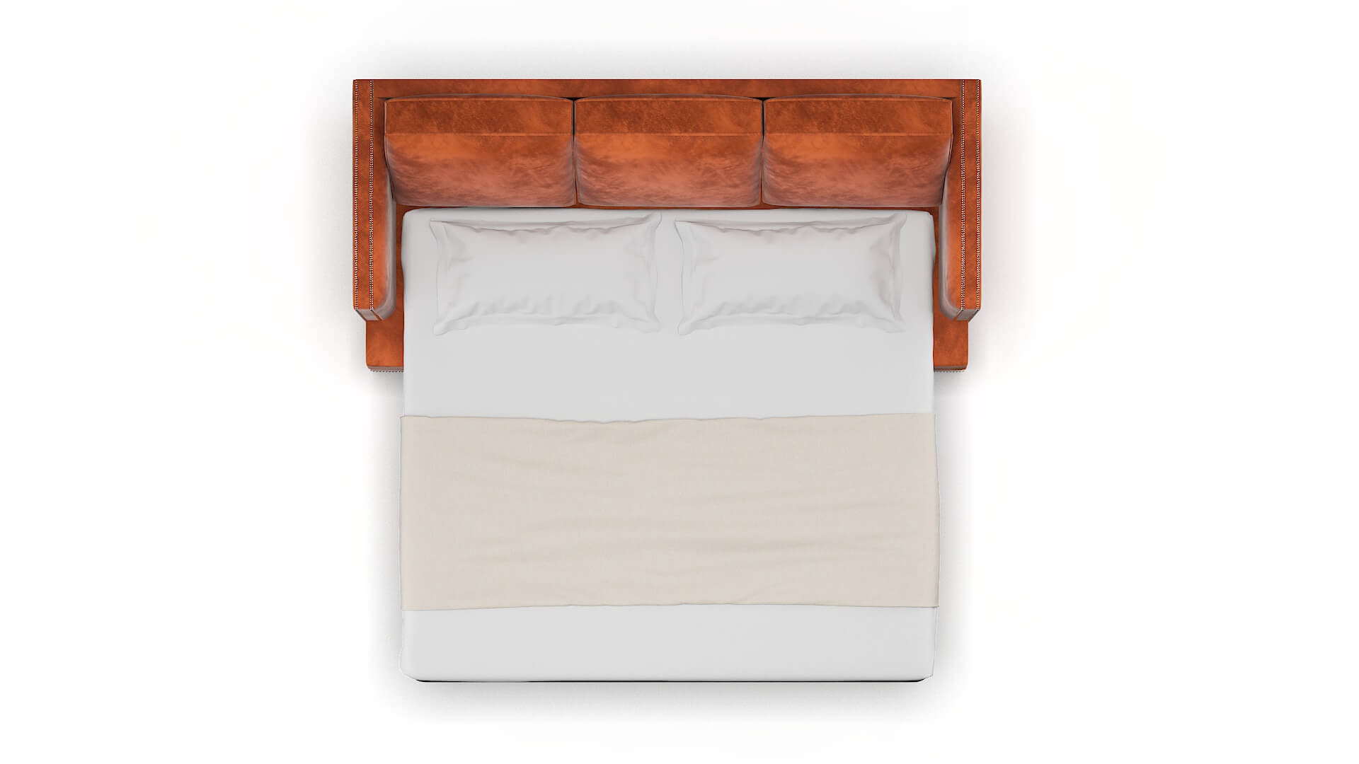 Riga Loft Copper Sofa Sleeper Espresso legs 3