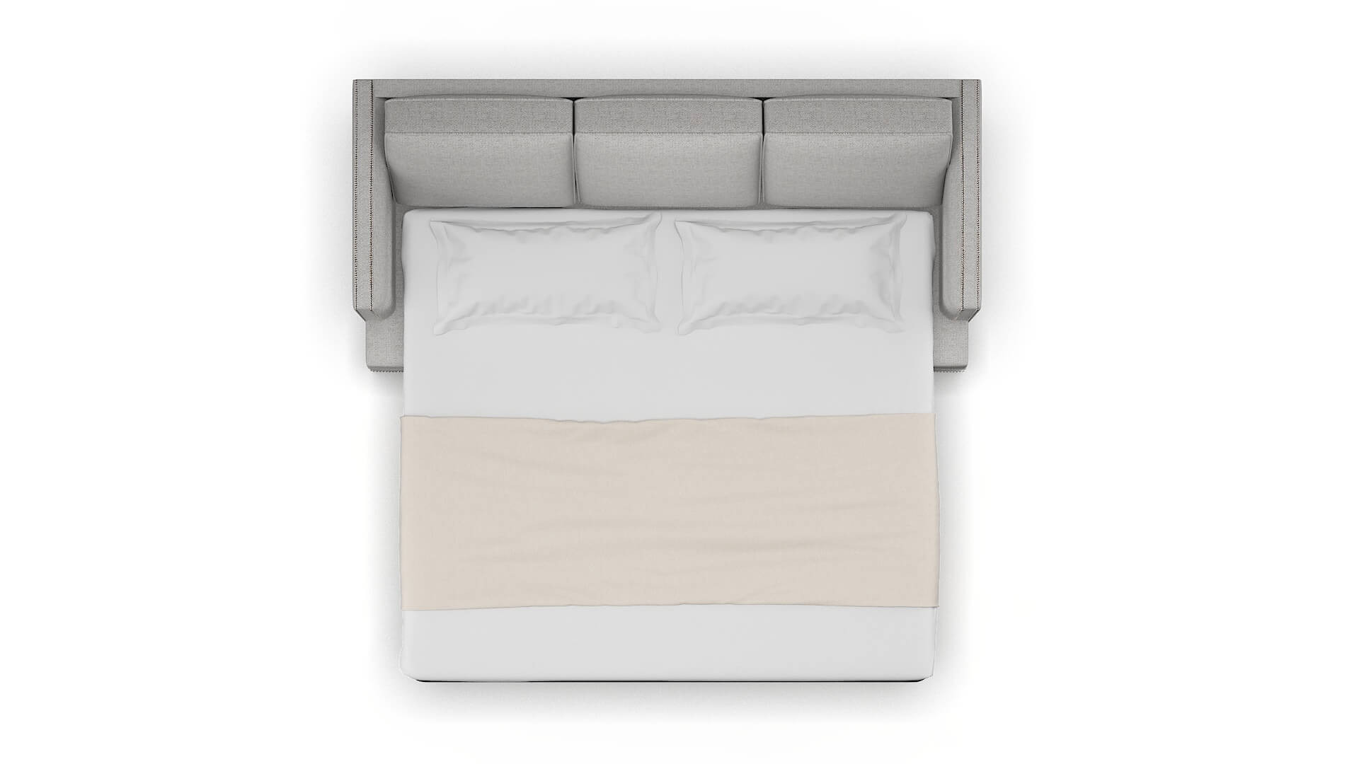 Riga Malibu Dove Sofa Sleeper Espresso legs 3