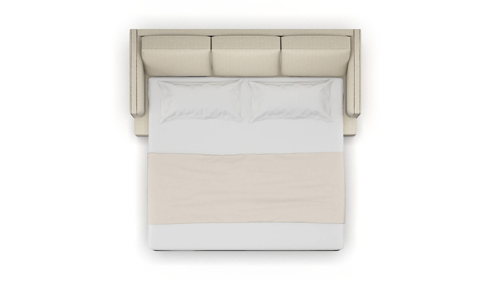 Riga Malibu Sand Sofa Sleeper Espresso legs 3