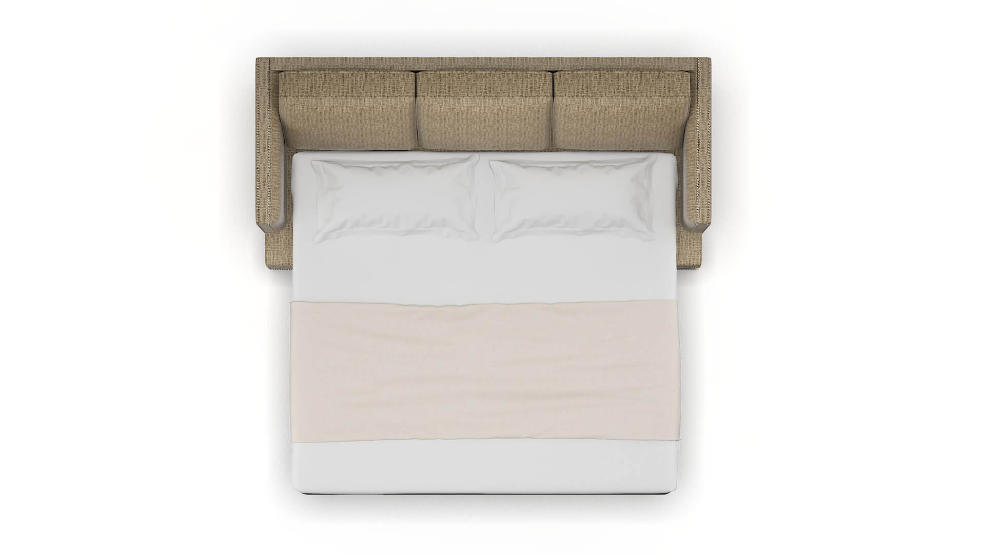 Riga Marcy Camel Sofa Sleeper Espresso legs 3