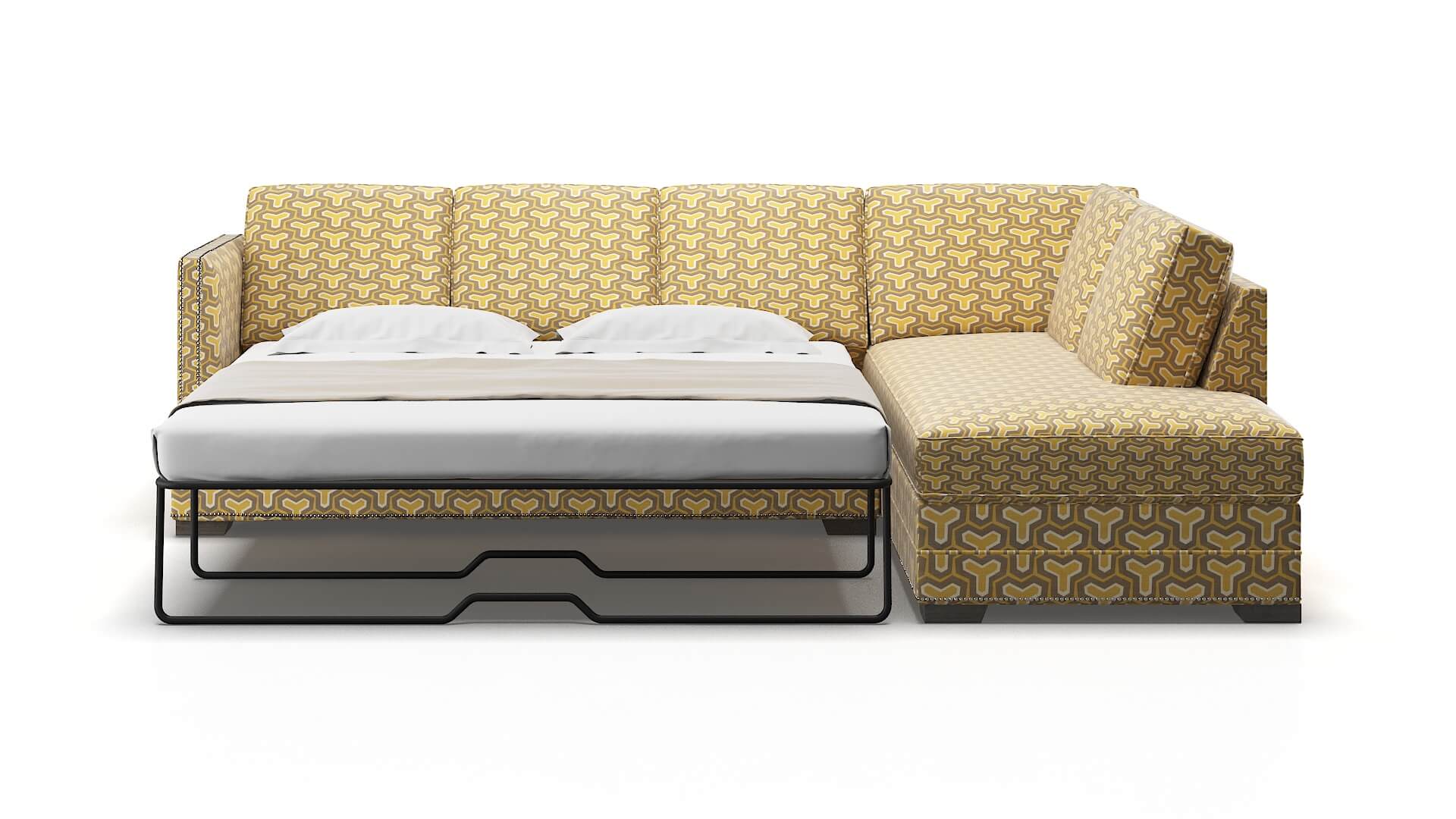 Riga Merci Dijon Panel Sleeper Espresso legs 1