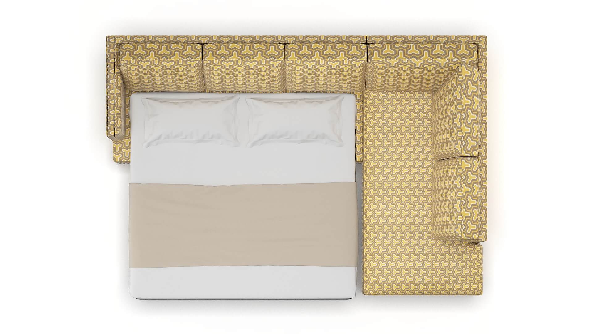 Riga Merci Dijon Panel Sleeper Espresso legs 3