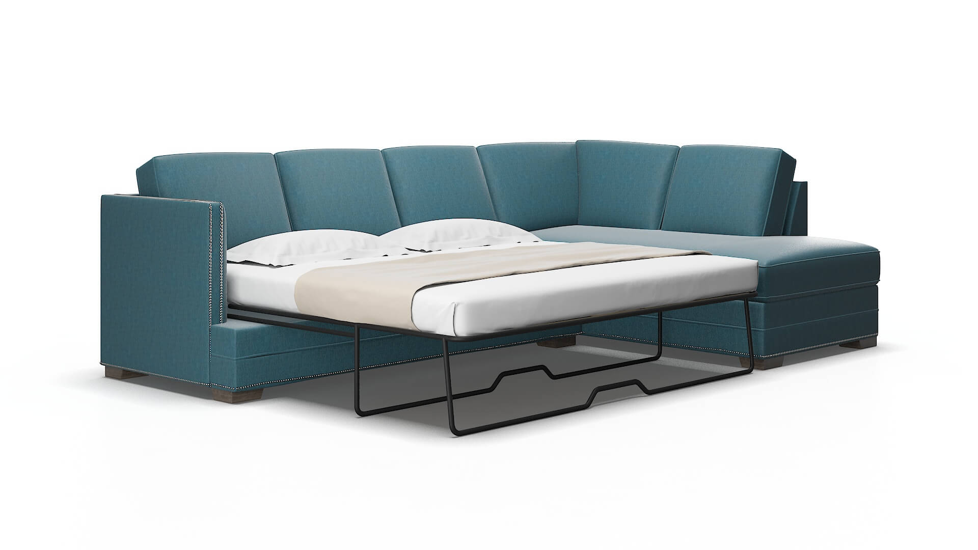 Riga Naples slate Panel sleeper Espresso Legs  2
