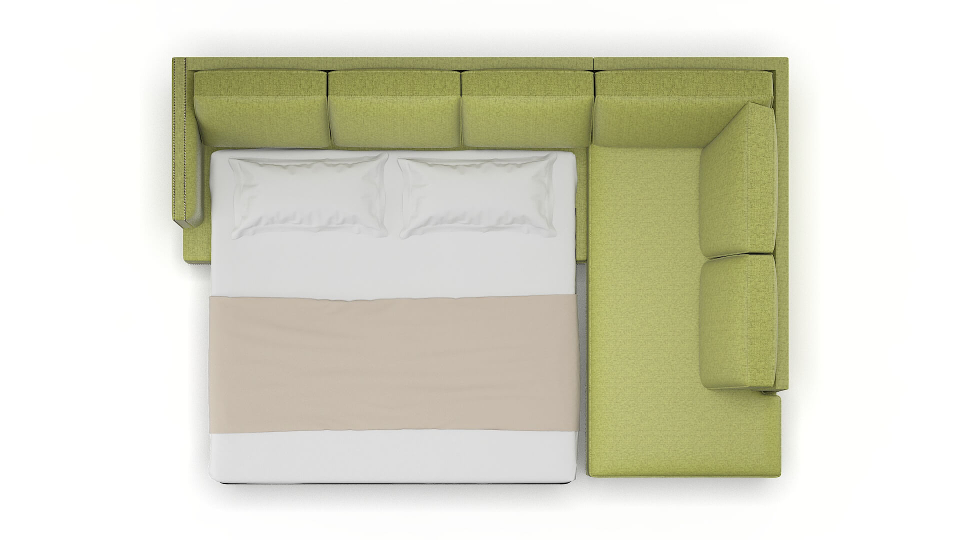 Riga Notion Appletini Panel Sleeper Espresso legs 3