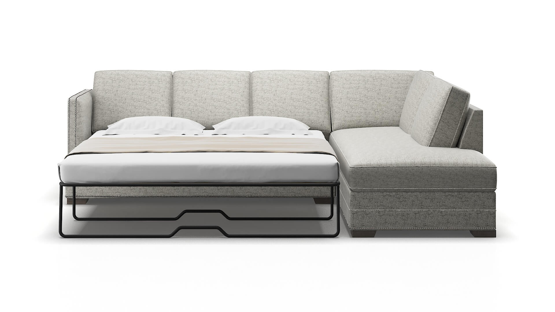 Riga Oceanside Granite Panel Sleeper Espresso legs 1