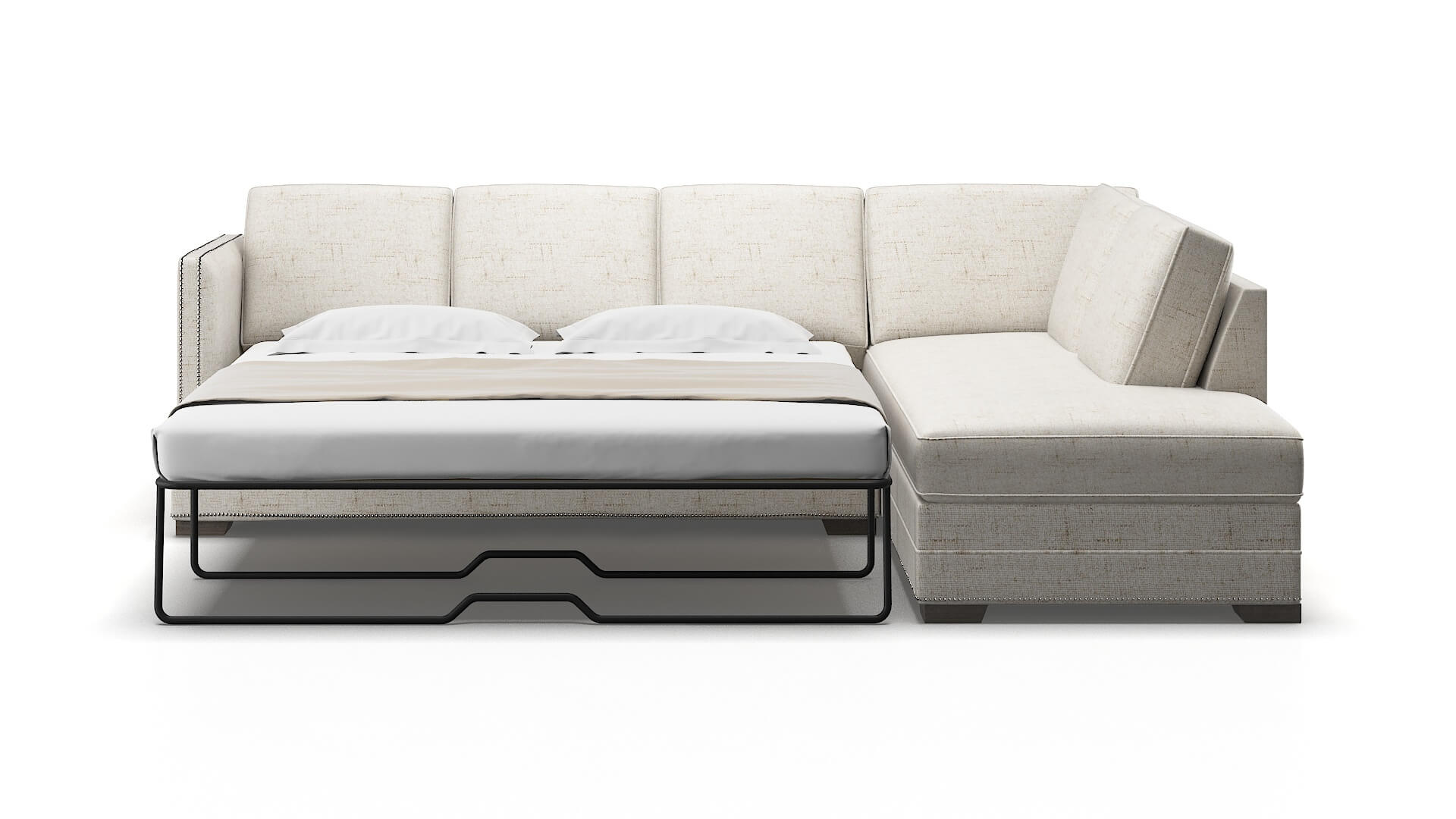 Riga Oceanside Natural Panel Sleeper Espresso legs 1