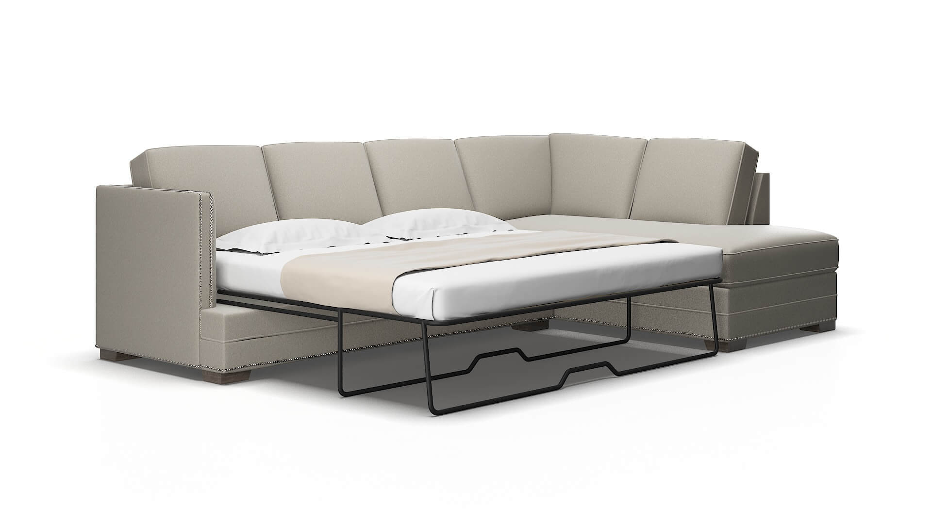 Riga Oscar silver Panel sleeper Espresso Legs  2