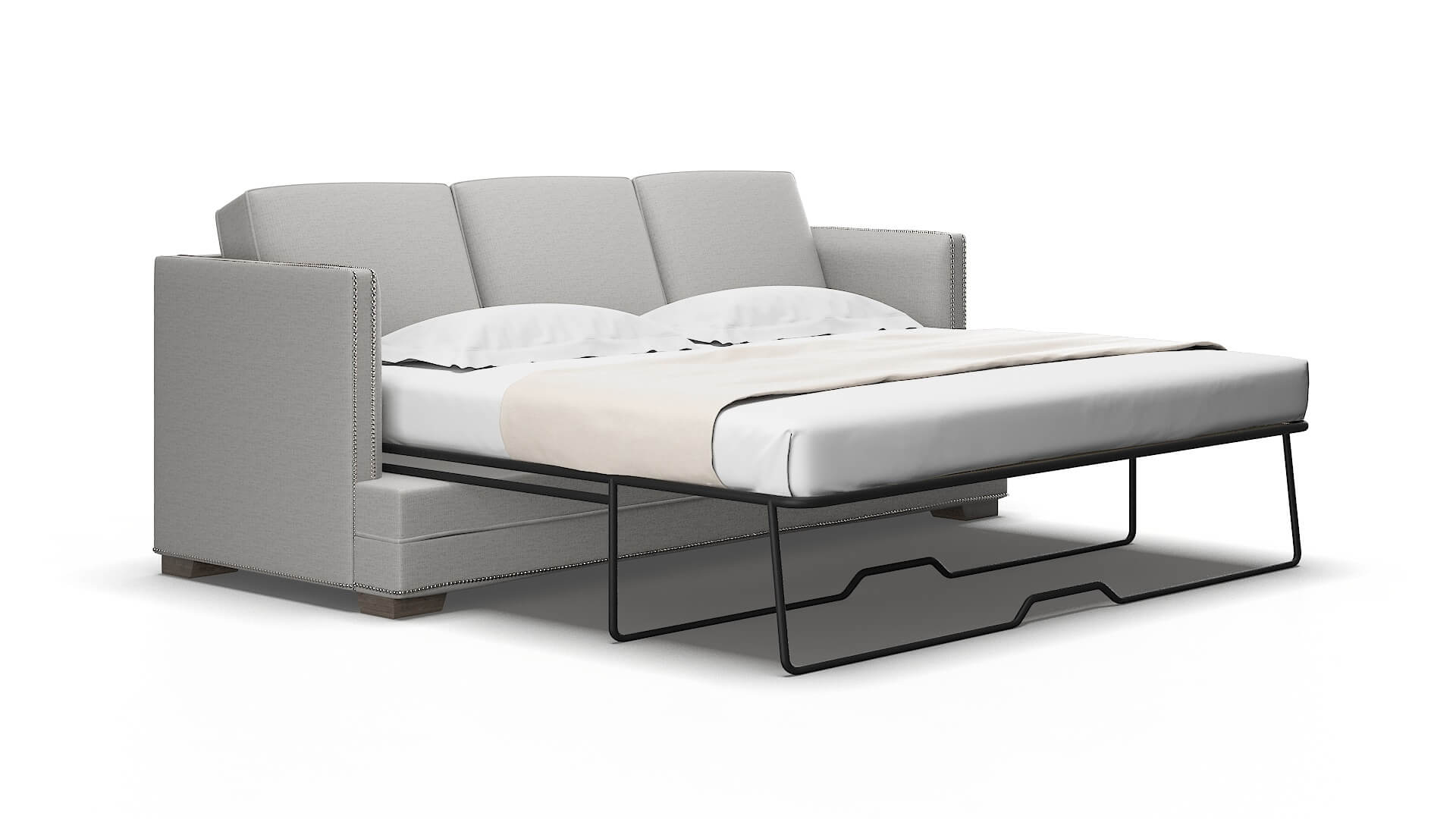 Riga Parker silver Sofa sleeper Espresso Legs  2