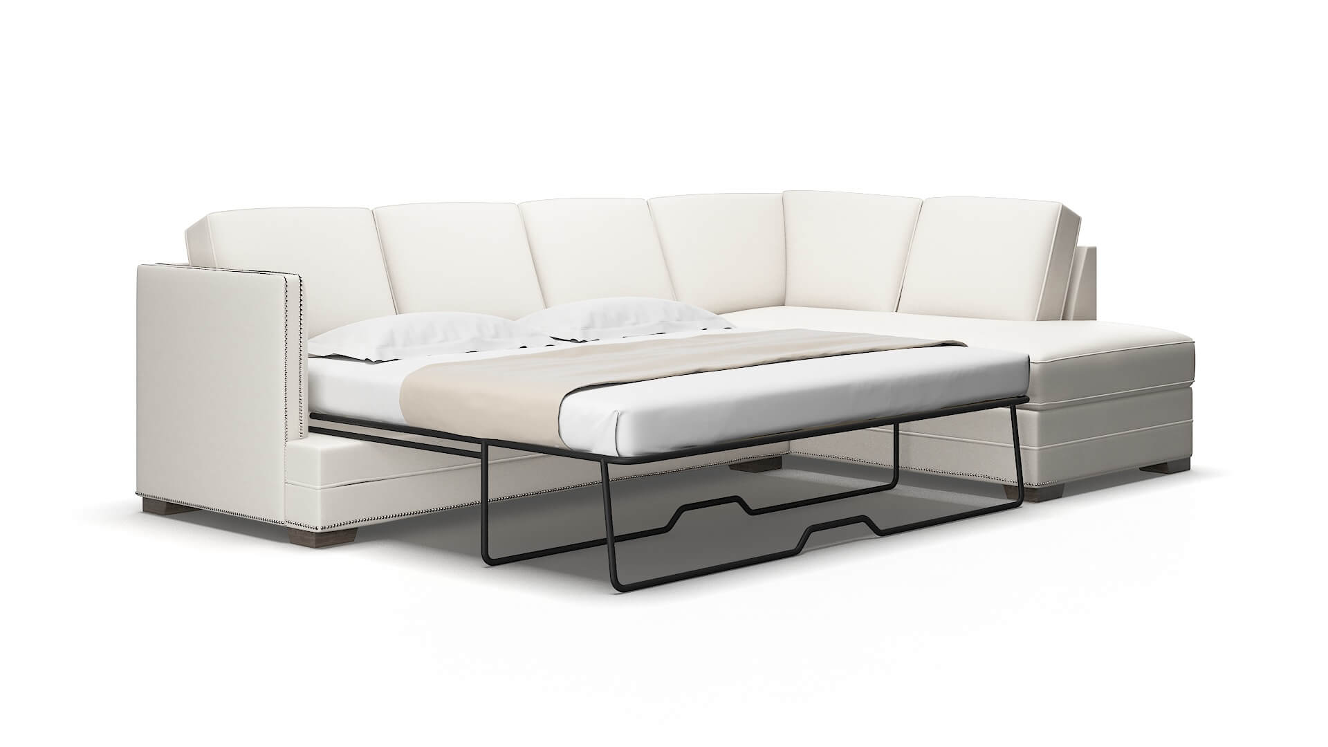 Riga Redondo Pearl Panel Sleeper Espresso legs 2