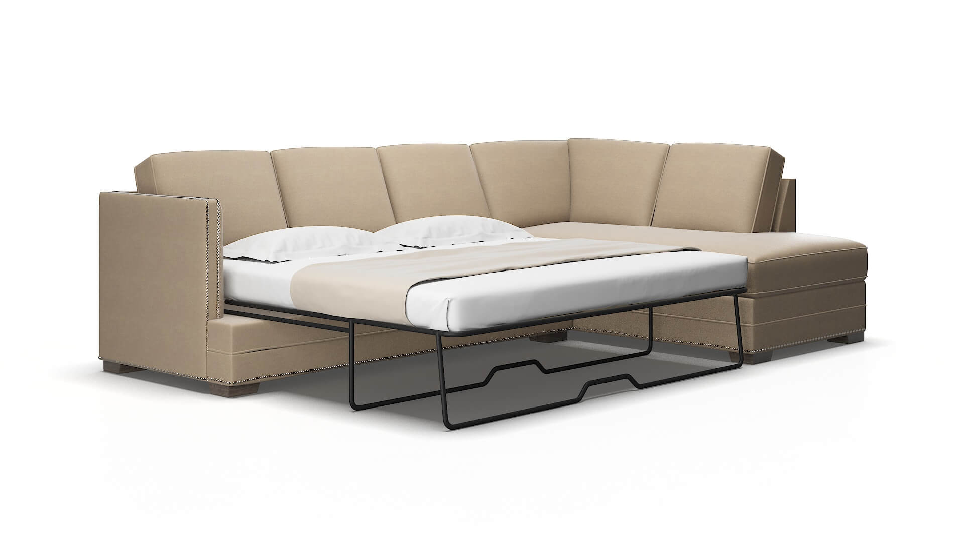 Riga Rocket cappuccino Panel sleeper Espresso Legs  2