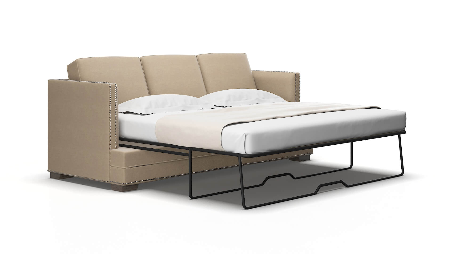 Riga Rocket cappuccino Sofa sleeper Espresso Legs  2