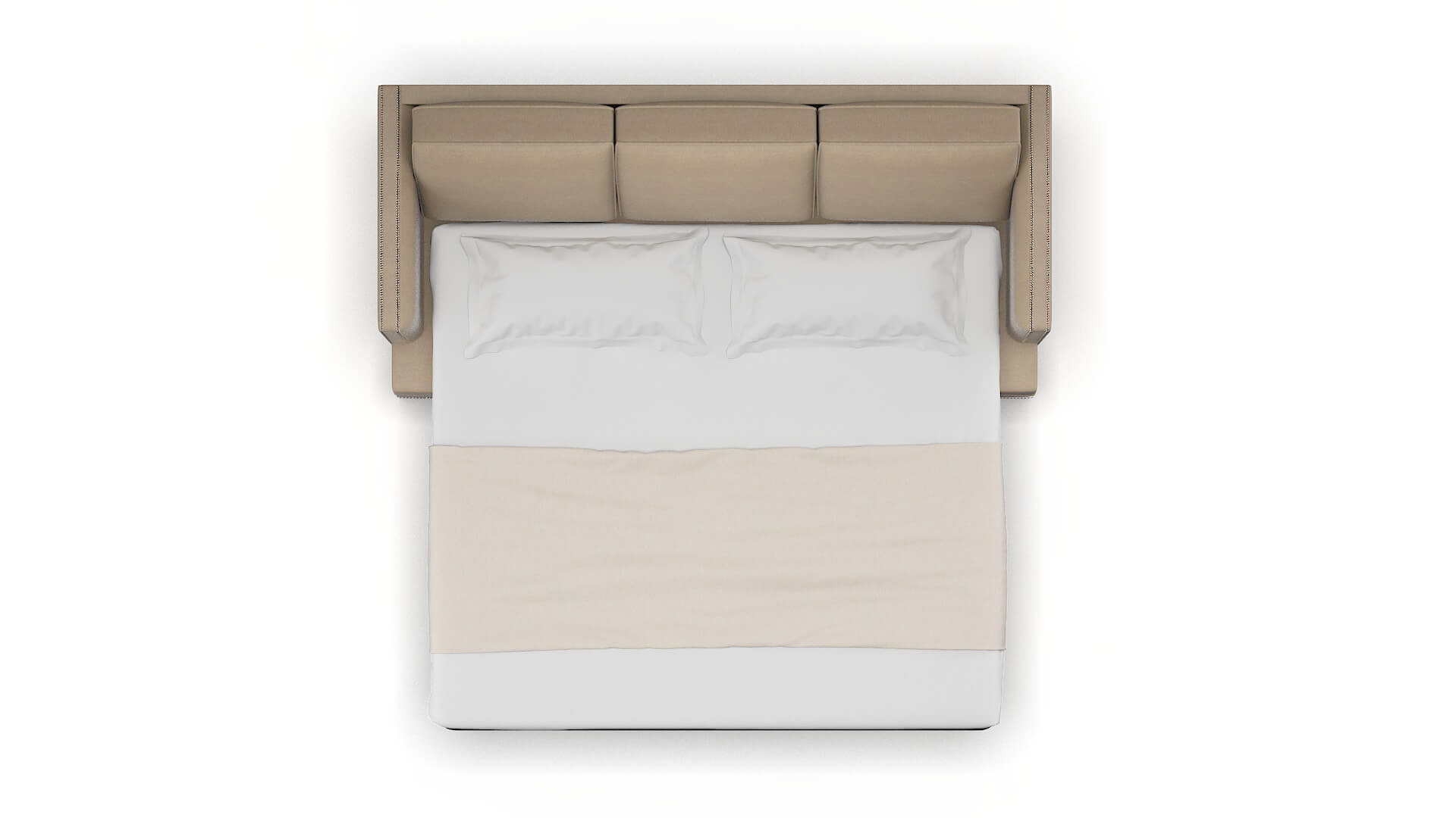 Riga Rocket Cappuccino Sofa Sleeper Espresso legs 3