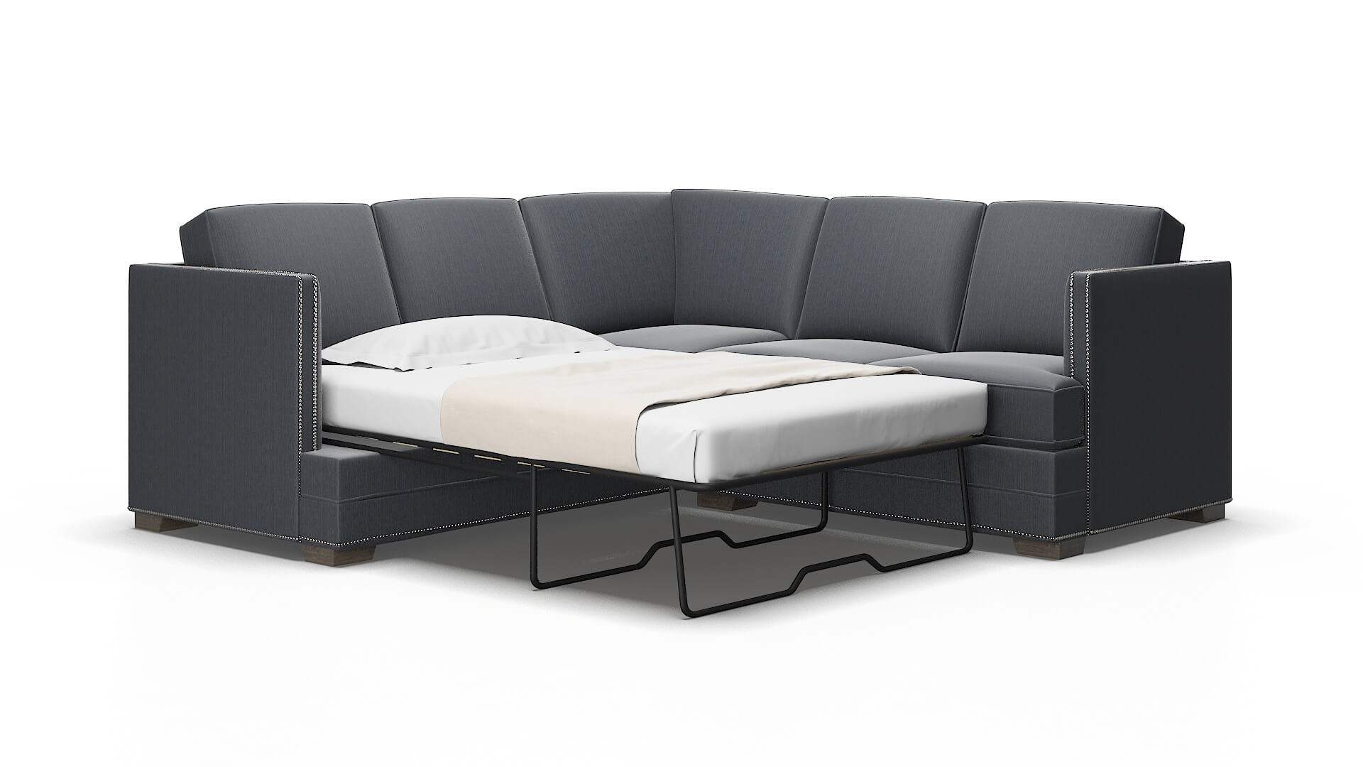Riga Rocket eclipse Sectional sleeper Espresso Legs  2