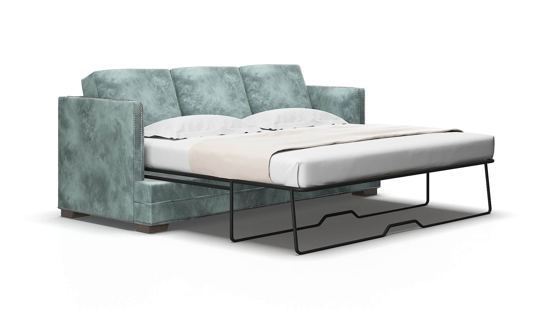 Riga Royale Cloud Sofa Sleeper Espresso legs 2