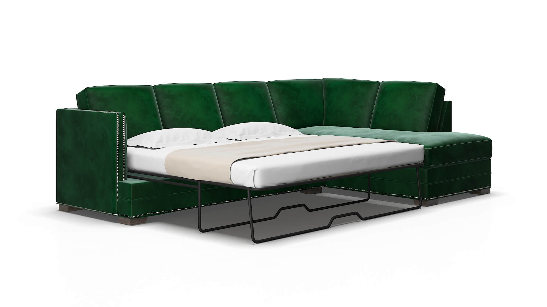 Riga Royale evergreen Panel sleeper Espresso Legs  2