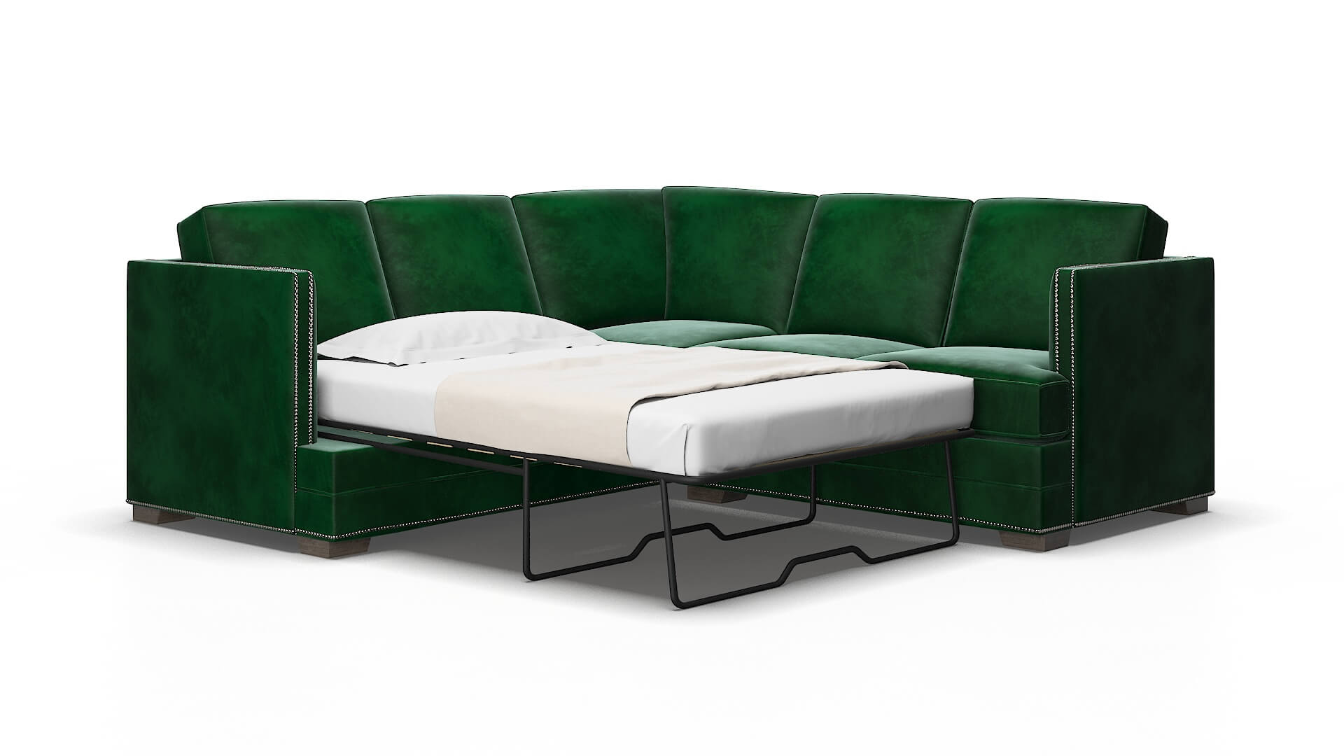 Riga Royale evergreen Sectional sleeper Espresso Legs  2