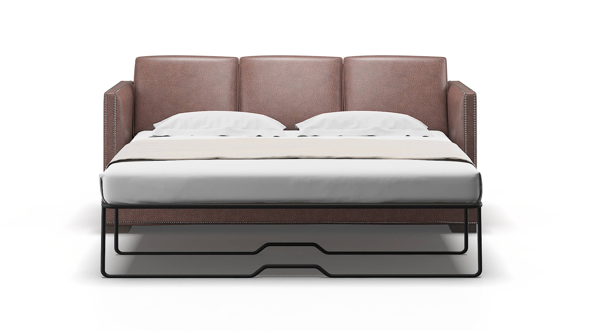 Riga Royale Mocha Sofa Sleeper Espresso legs 1