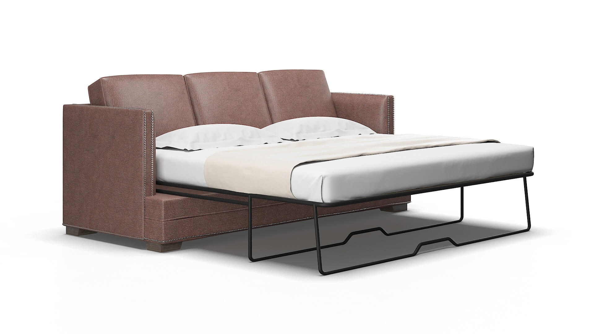 Riga Royale Mocha Sofa Sleeper Espresso legs 2