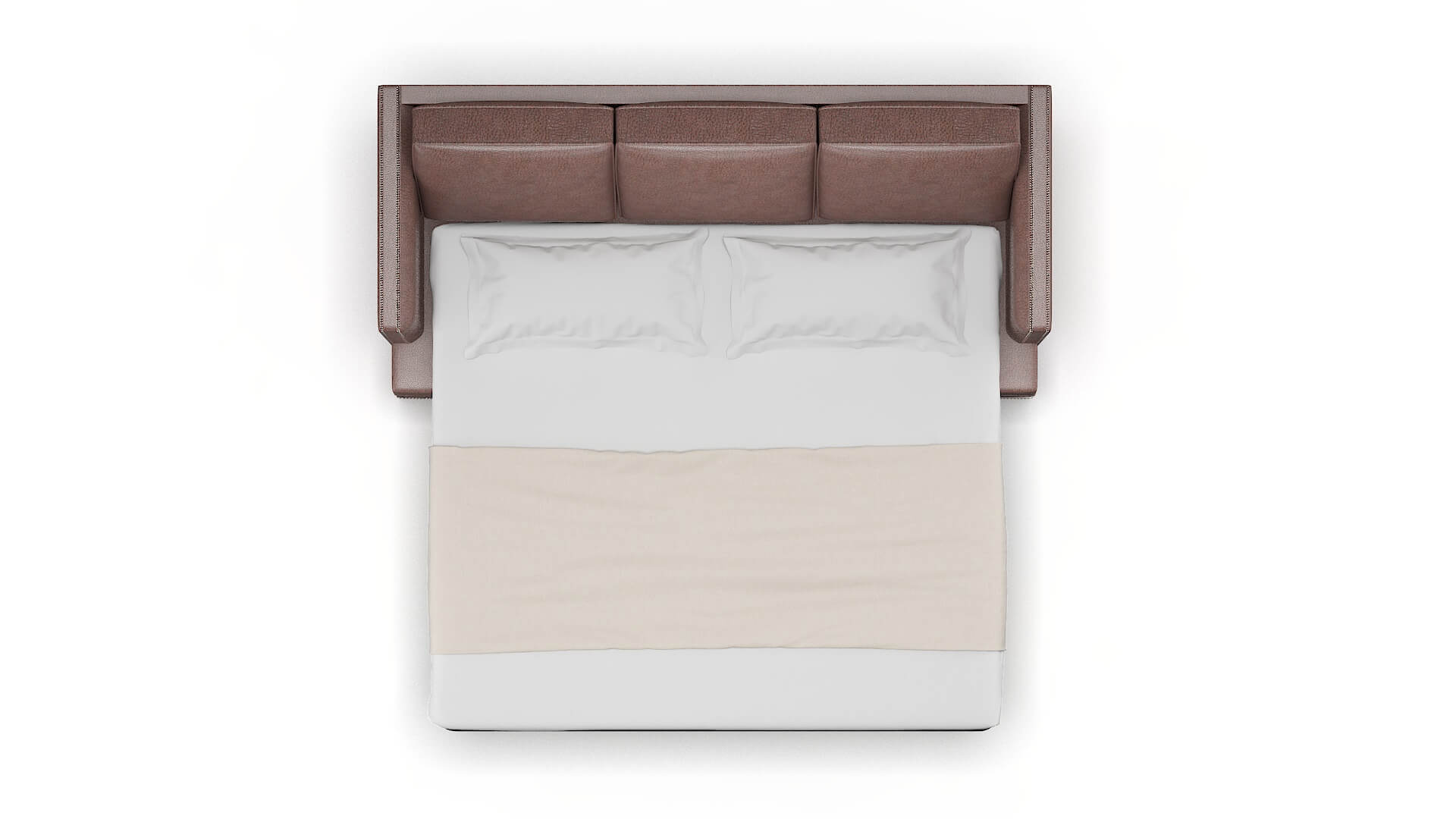 Riga Royale Mocha Sofa Sleeper Espresso legs 3