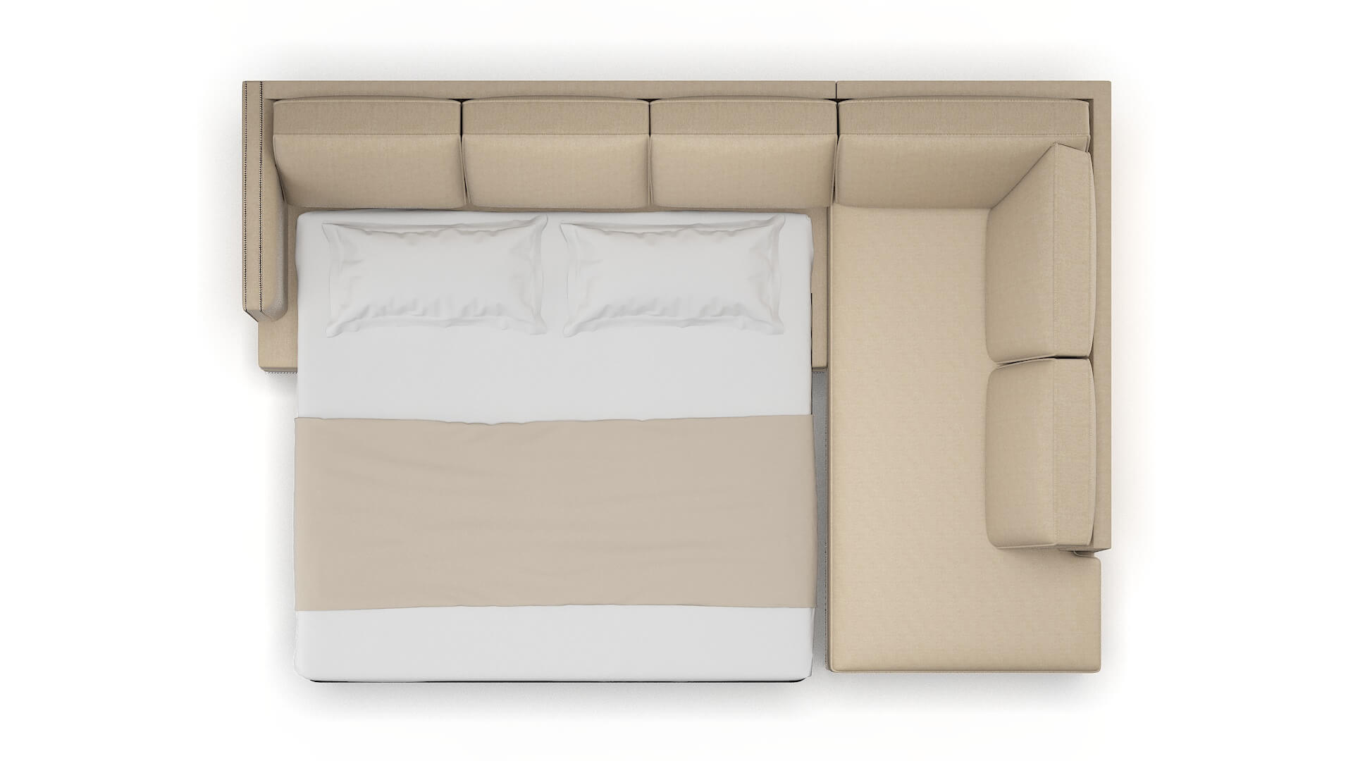 Riga Royale Mondo Panel Sleeper Espresso legs 3