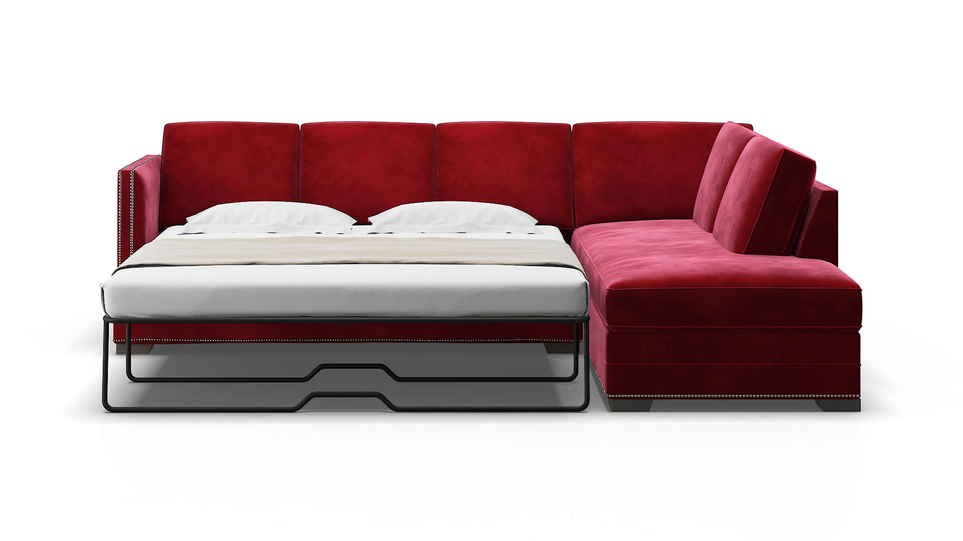 Riga Royale Ruby Panel Sleeper Espresso legs 1