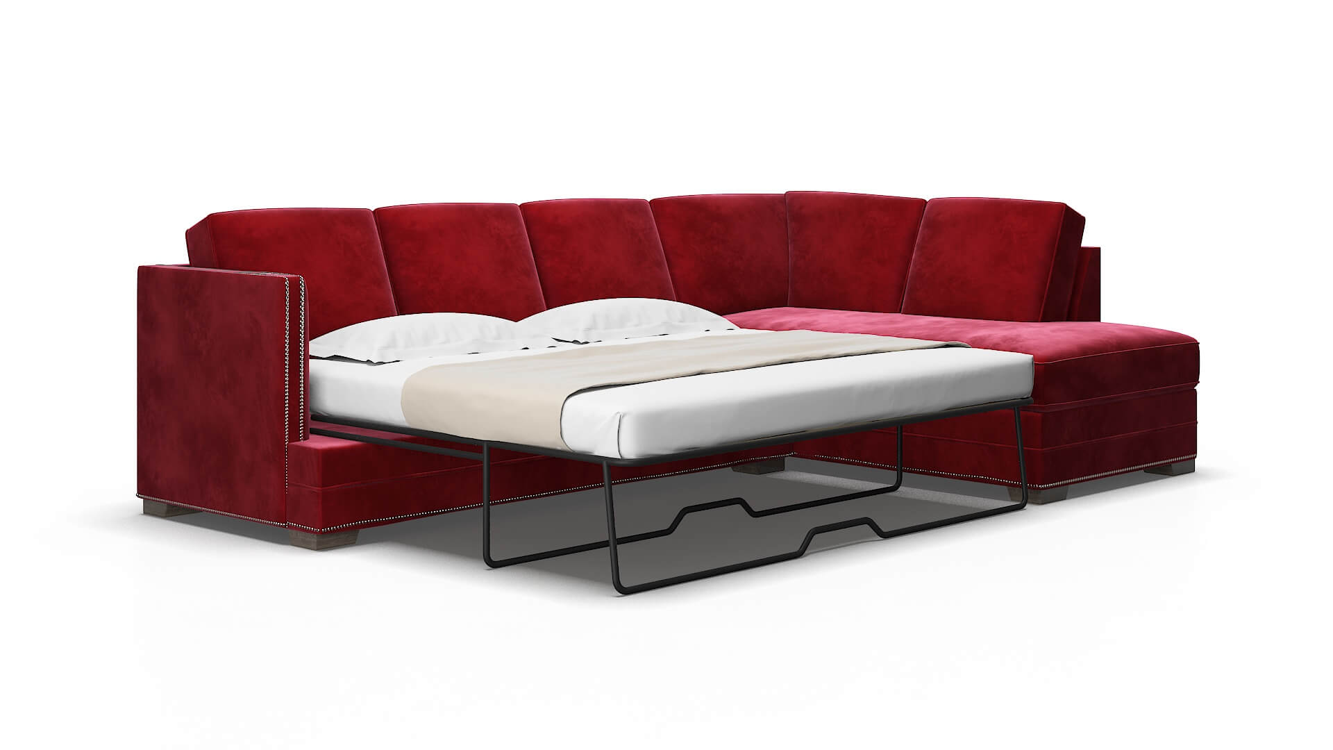 Riga Royale ruby Panel sleeper Espresso Legs  2