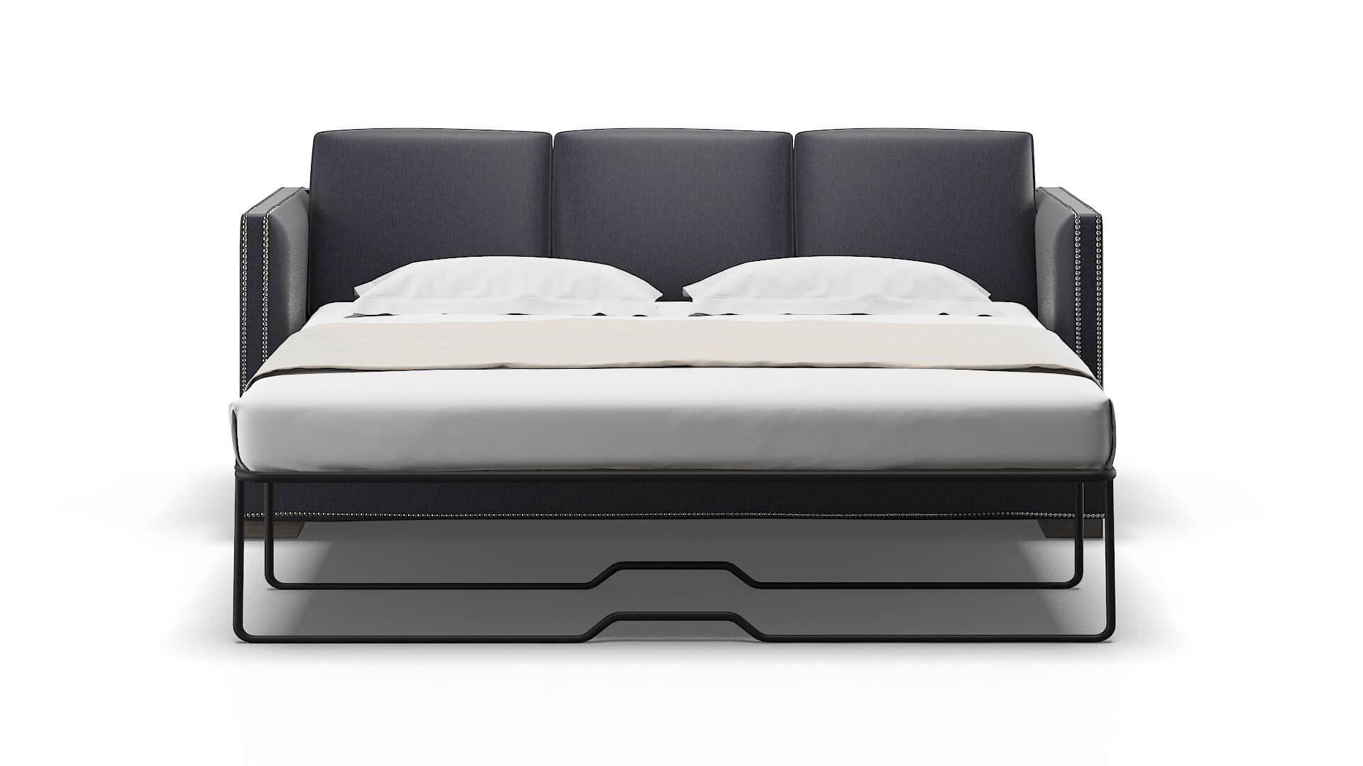 Riga Sasha Navy Sofa Sleeper Espresso legs 1