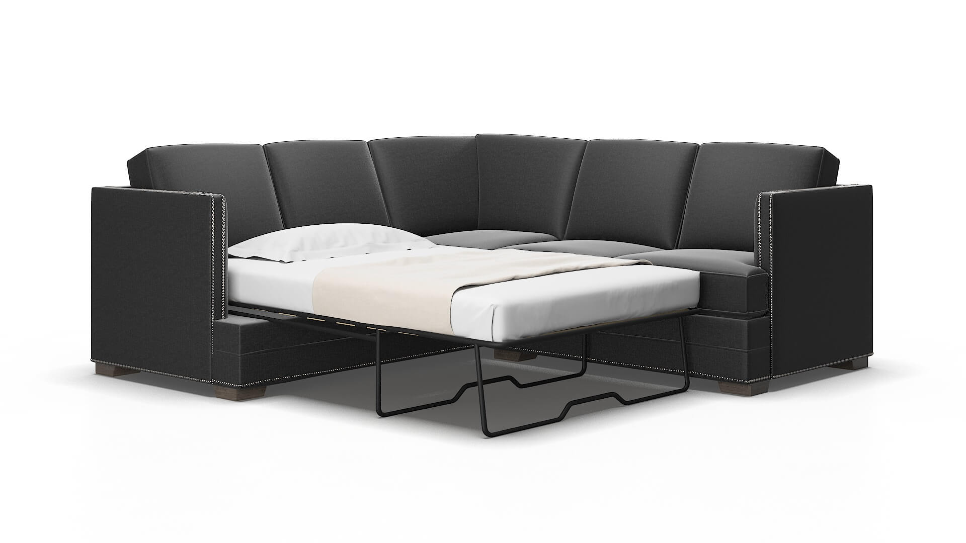 Riga Sosoftness 54 Sectional sleeper Espresso Legs  2