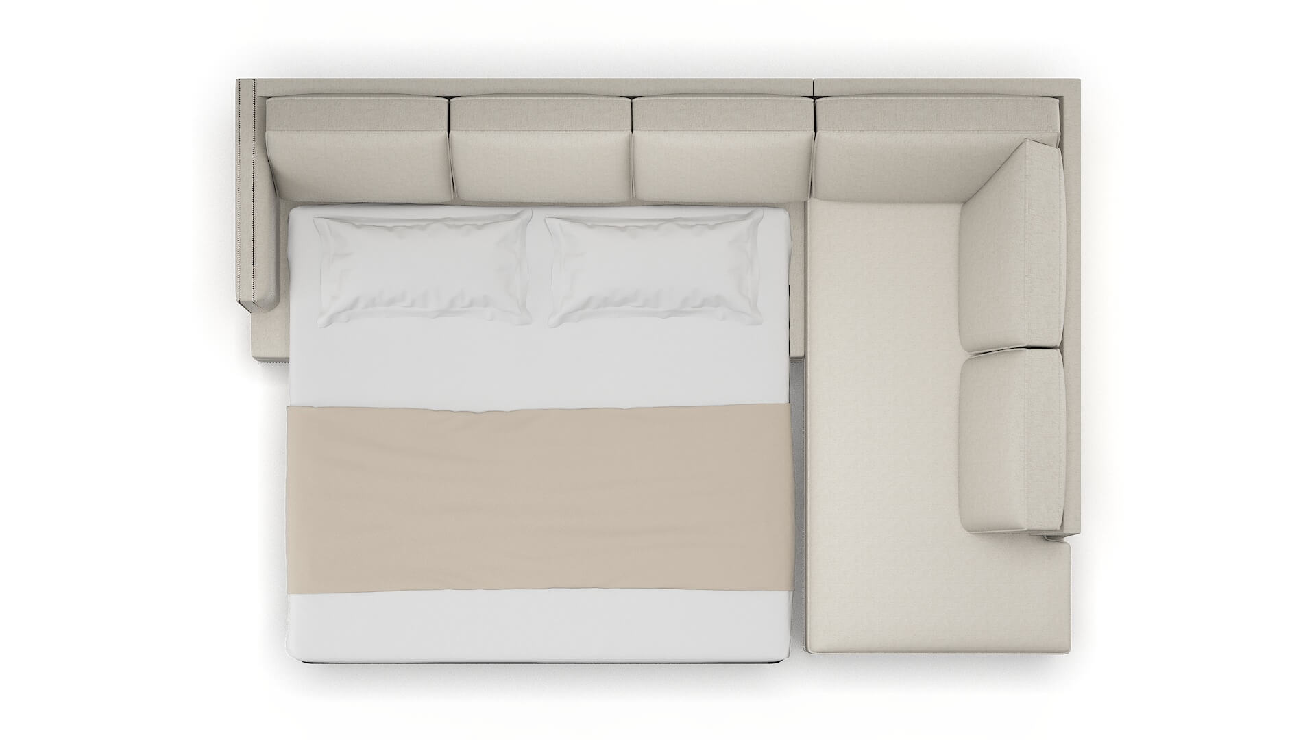 Riga Terrain Natural Panel Sleeper Espresso legs 3