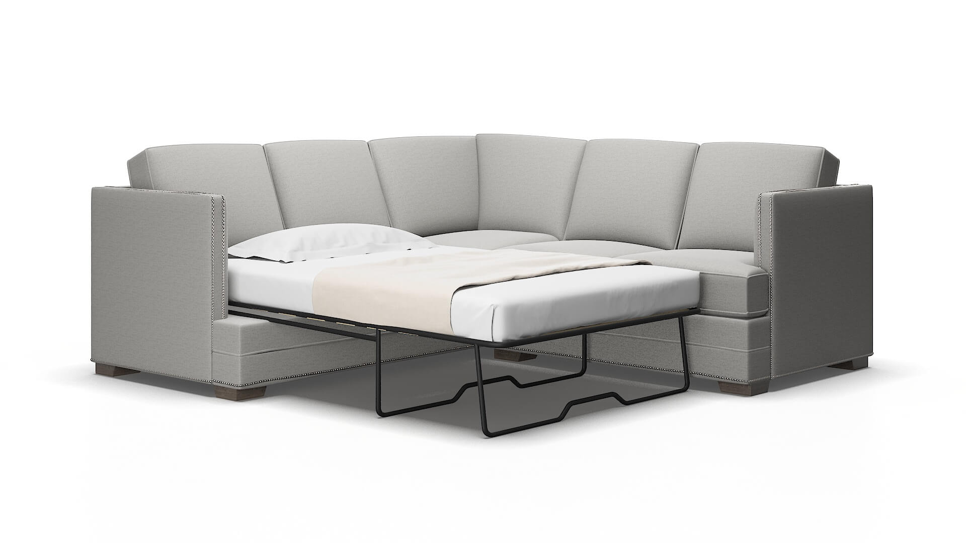 Riga Urban_d Pepper Sectional Sleeper Espresso legs 2