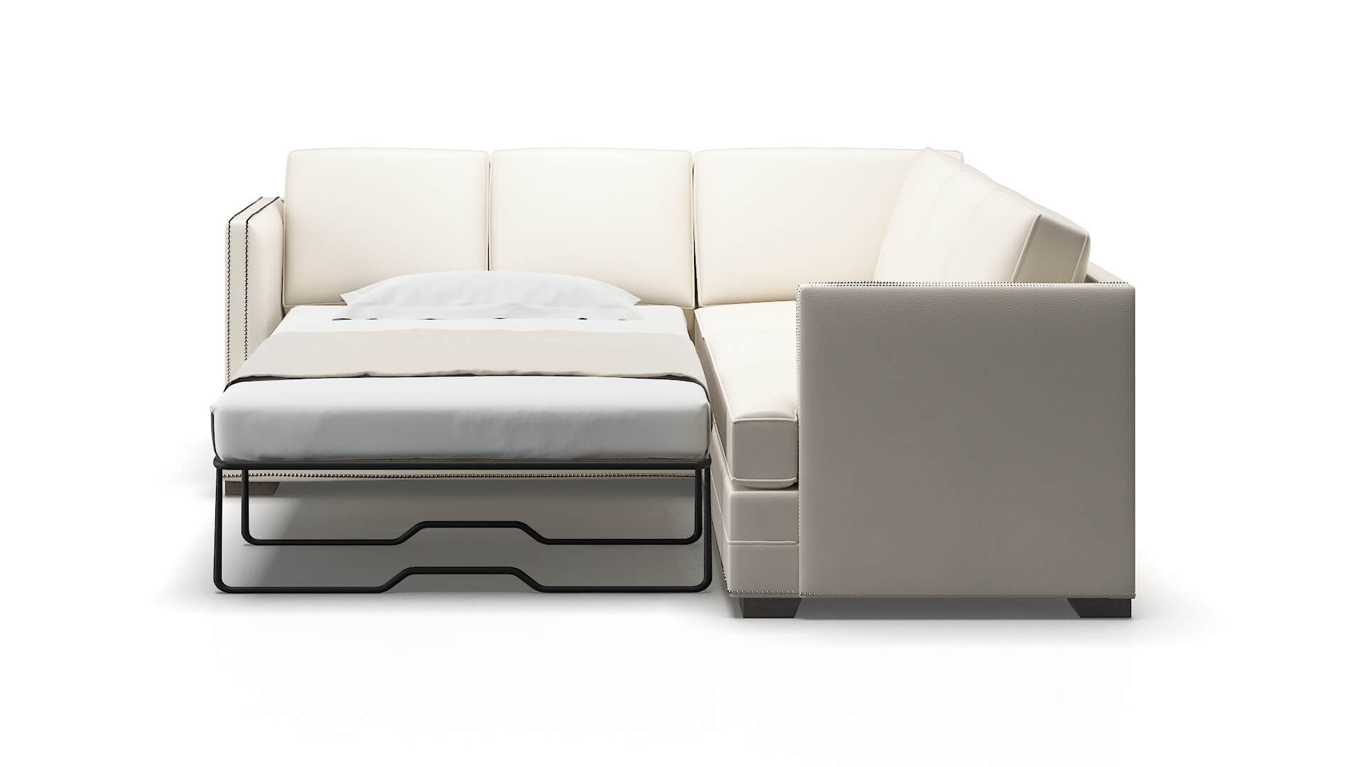 Riga Urban_d Snow Sectional Sleeper Espresso legs 1