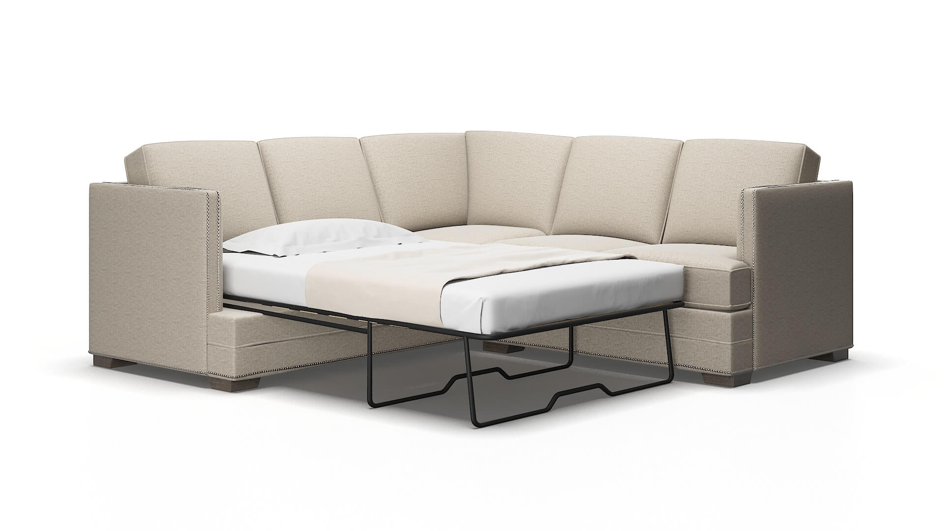 Riga Urban_d Steel Sectional Sleeper Espresso legs 2