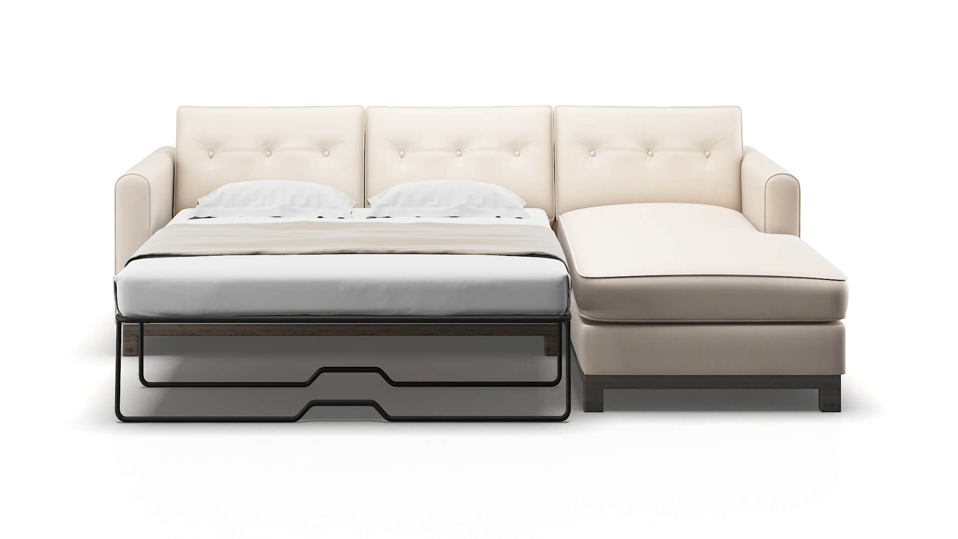 Rio Bella Buckwheat Panel Sleeper Espresso legs 1