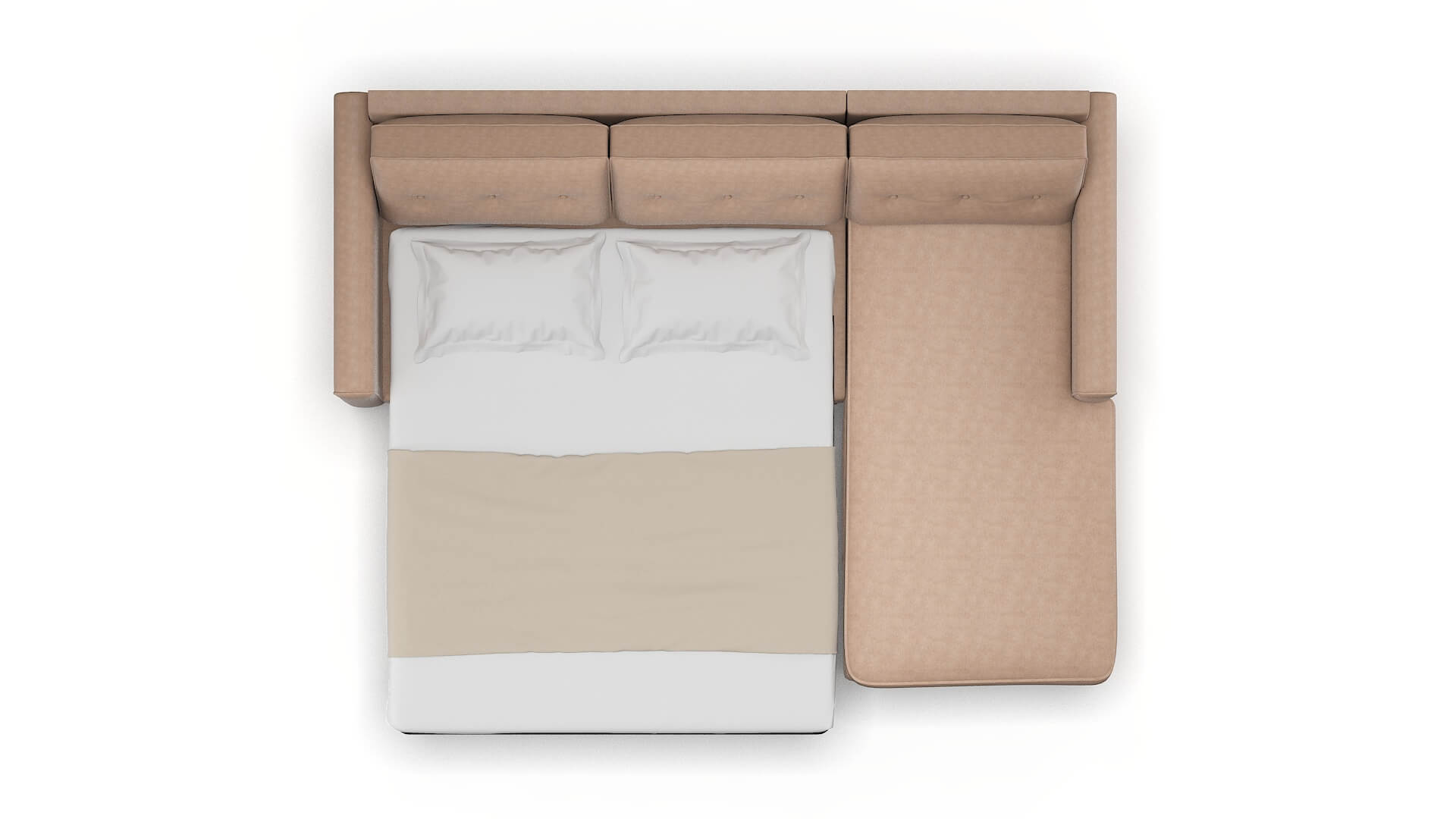 Rio Bella Cocoa Panel Sleeper Espresso legs 3