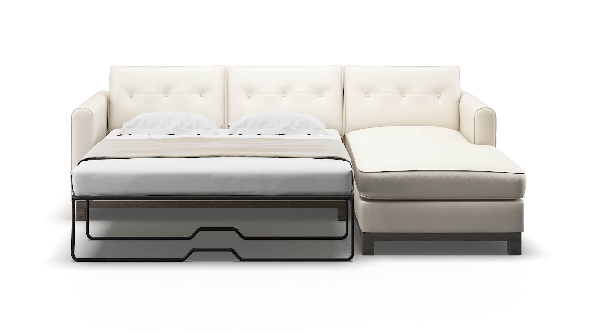 Rio Blanche Milky Panel Sleeper Espresso legs 1