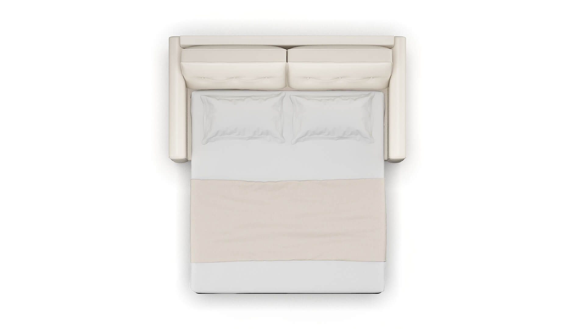 Rio Blanche Milky Sofa Sleeper Espresso legs 3