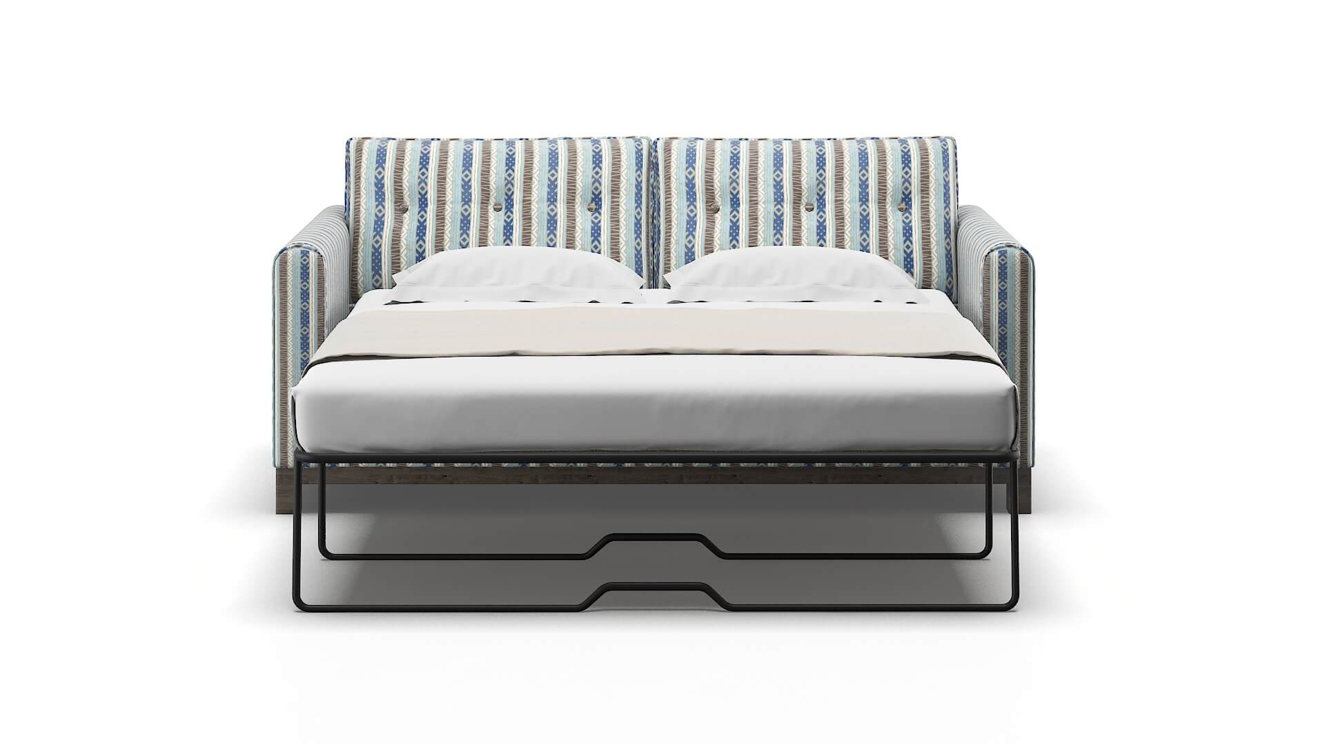 Rio Bodhi Indigo Sofa Sleeper Espresso legs 1