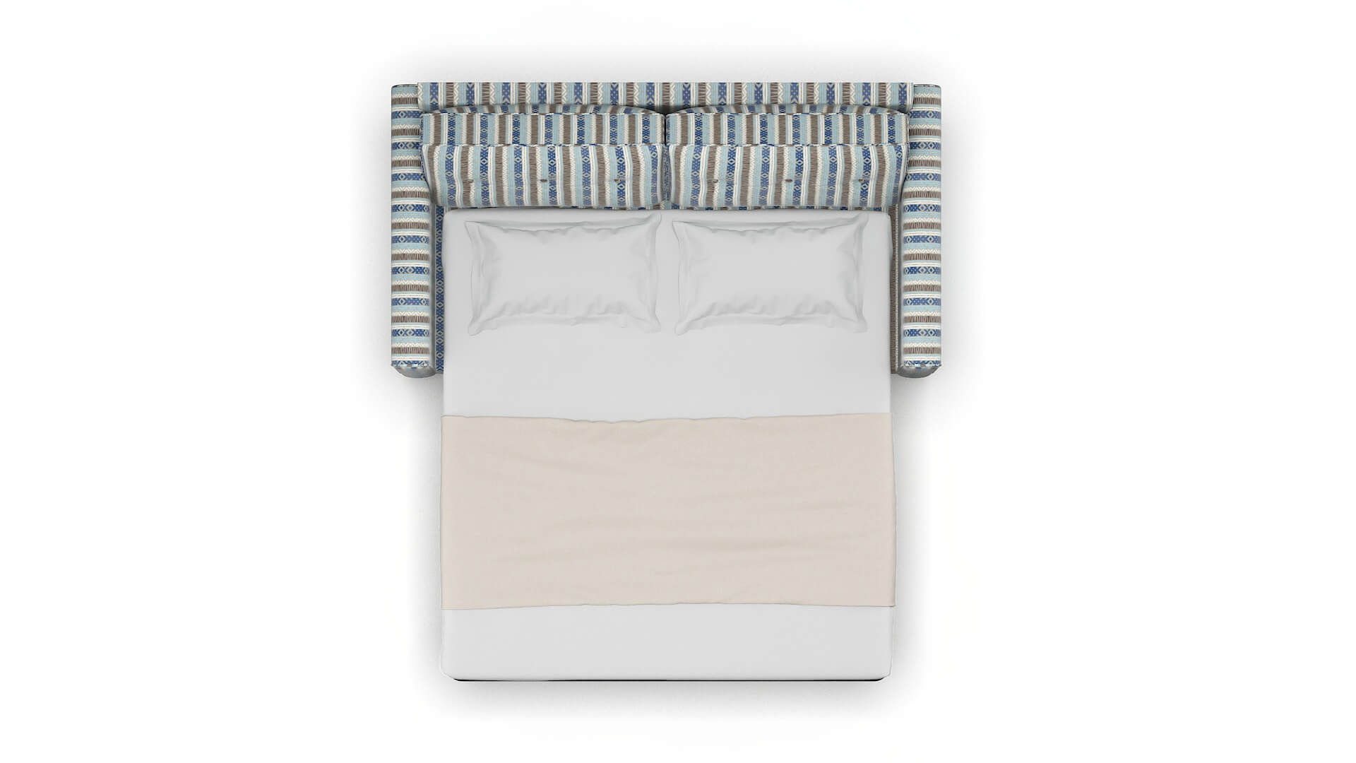 Rio Bodhi Indigo Sofa Sleeper Espresso legs 3