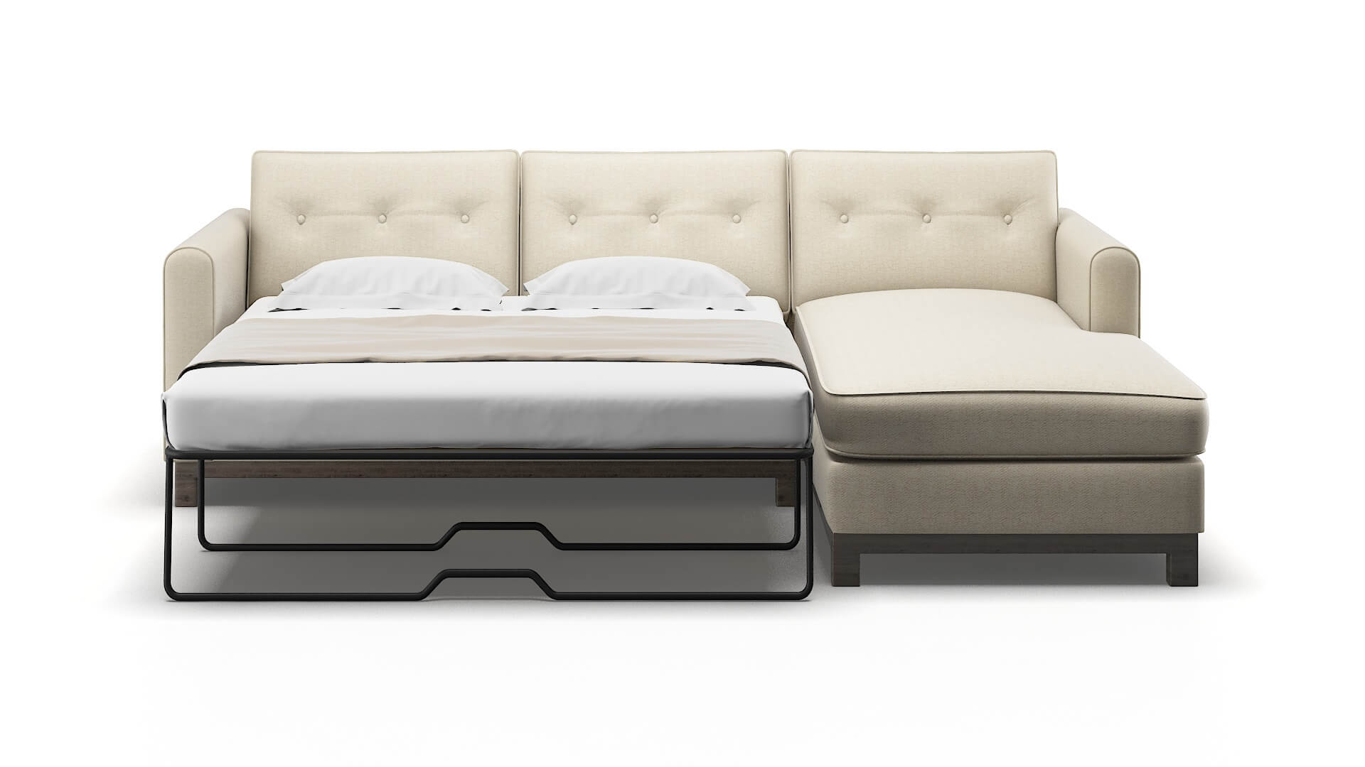 Rio Catalina Wheat Panel Sleeper Espresso legs 1