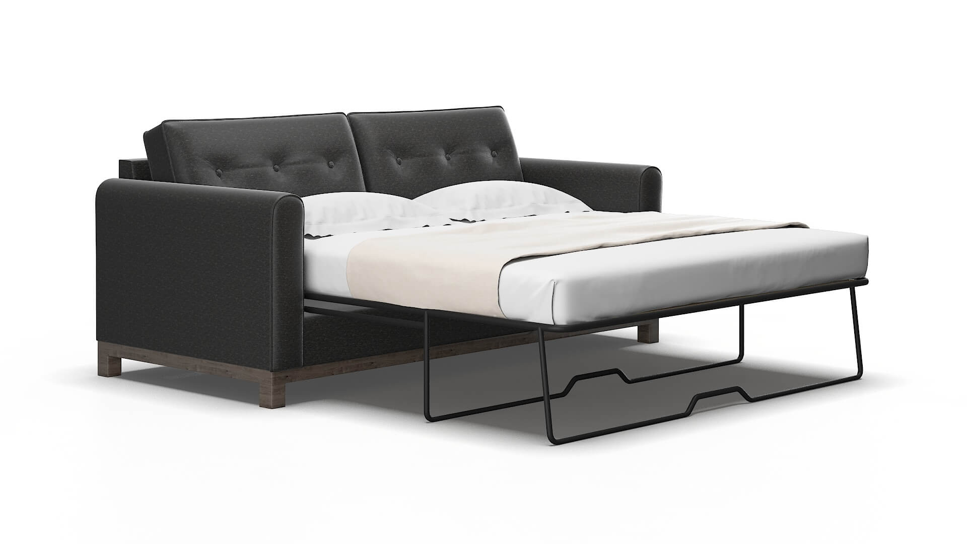 Rio Chance denim Sofa sleeper Espresso Legs  2
