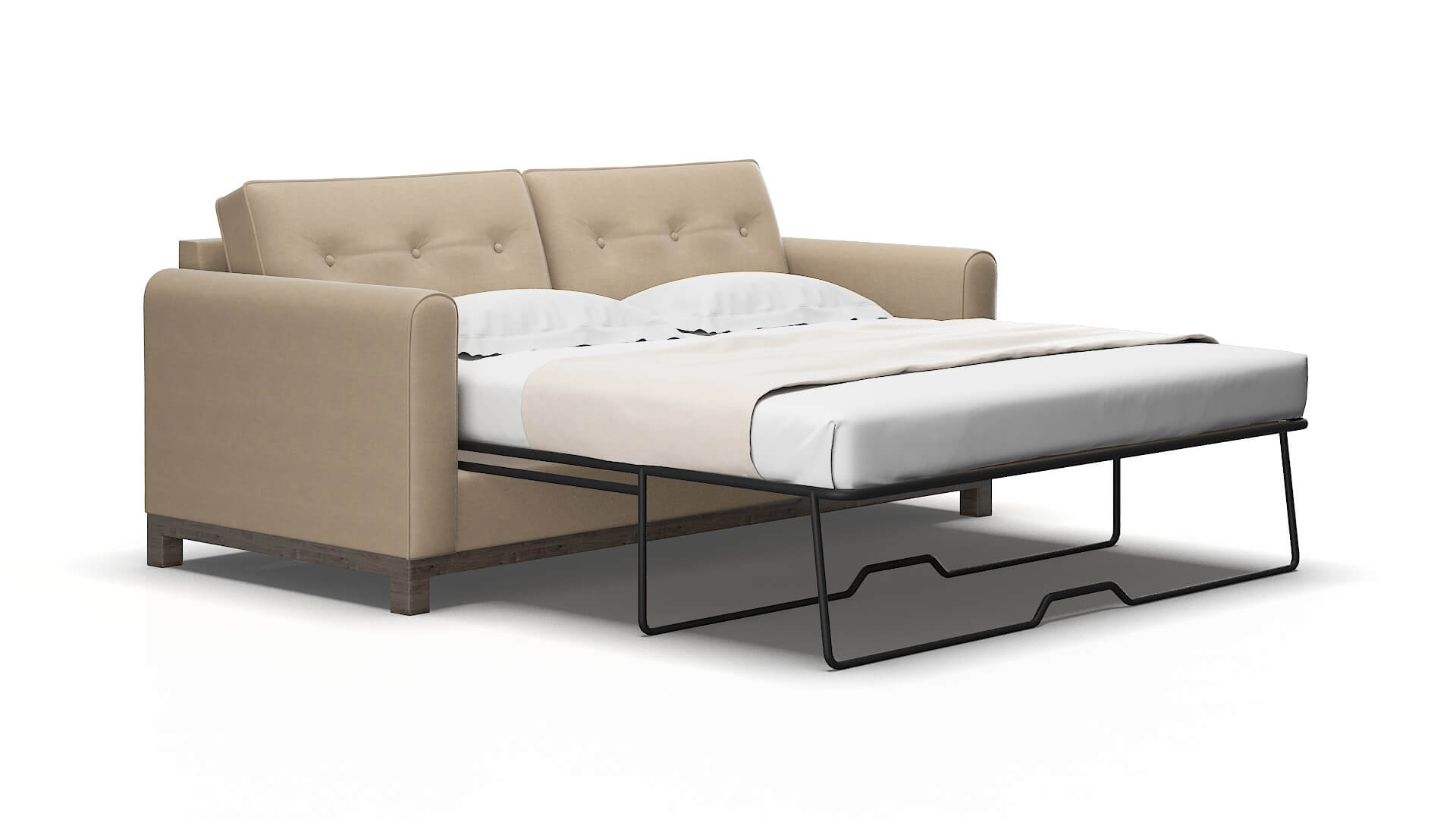 Rio Chance platinum Sofa sleeper Espresso Legs  2